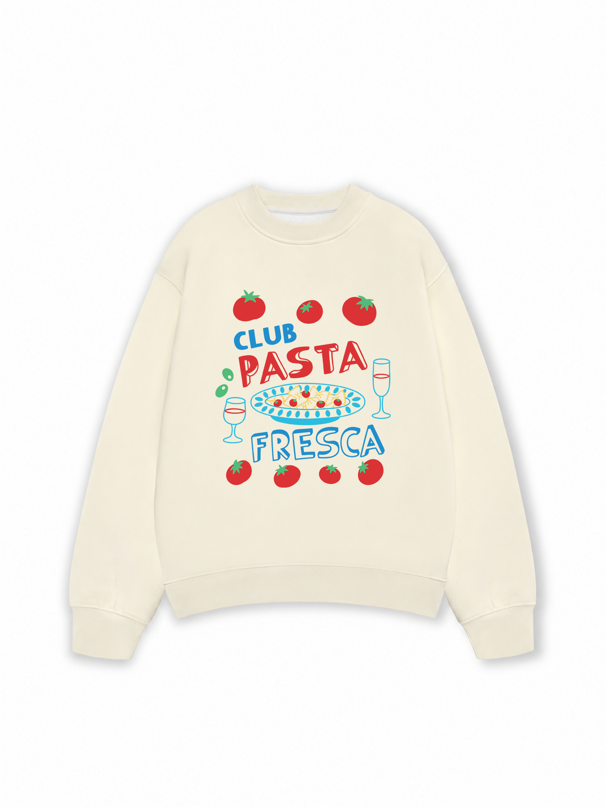 Áo Sweater Nỉ Hai Da Pasta Club