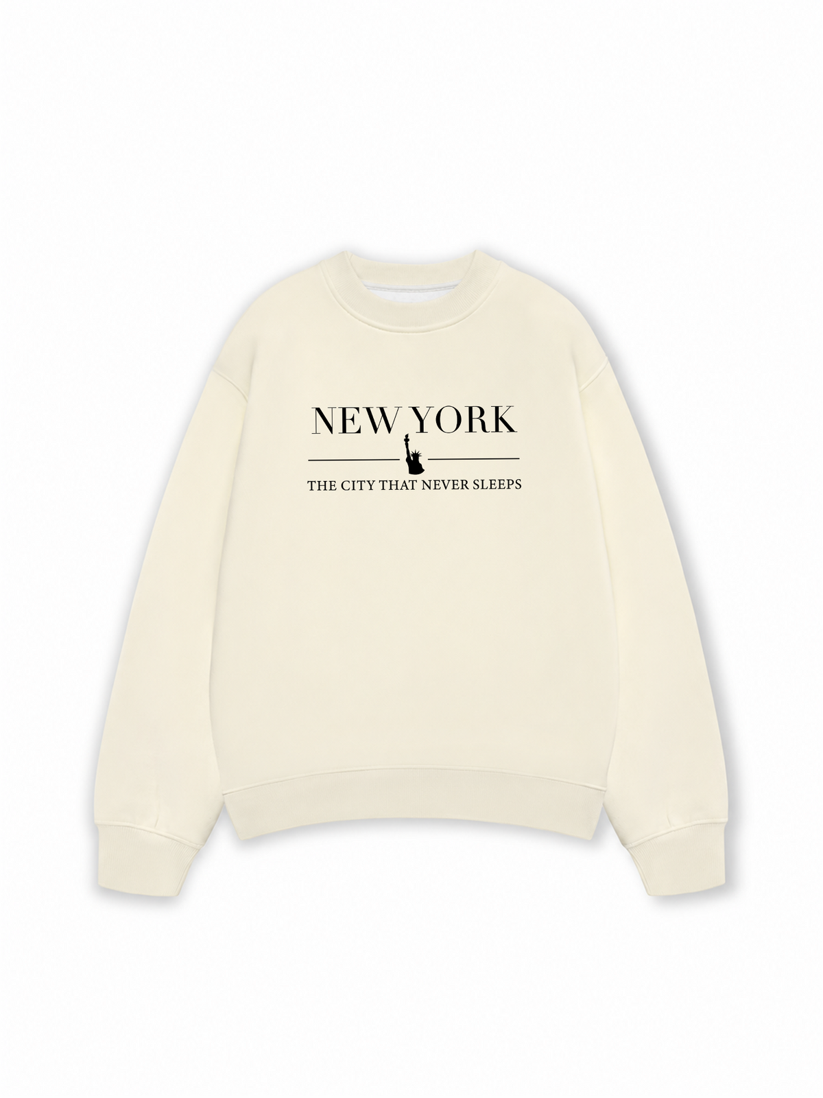 Áo Sweater Nỉ Hai Da New York The City That Never Sleeps