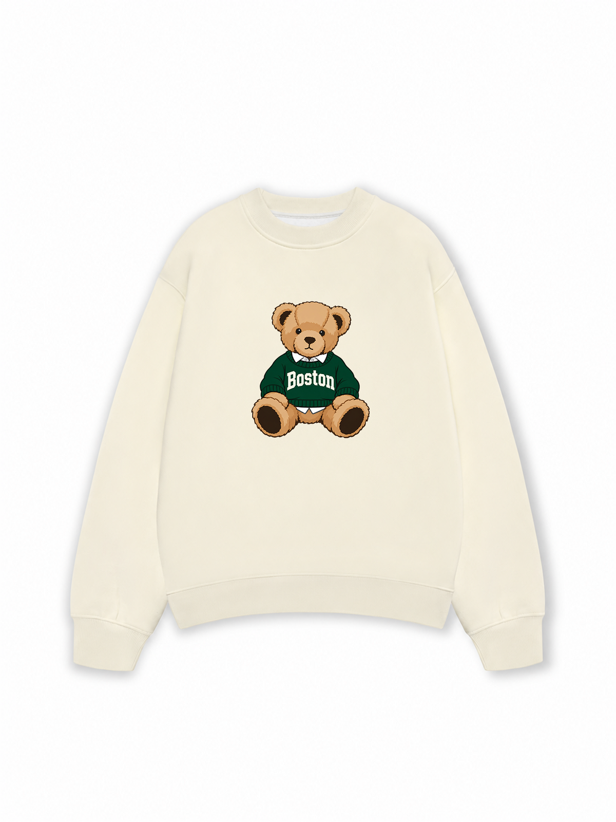 Áo Sweater Nỉ Hai Da City Boston Bear