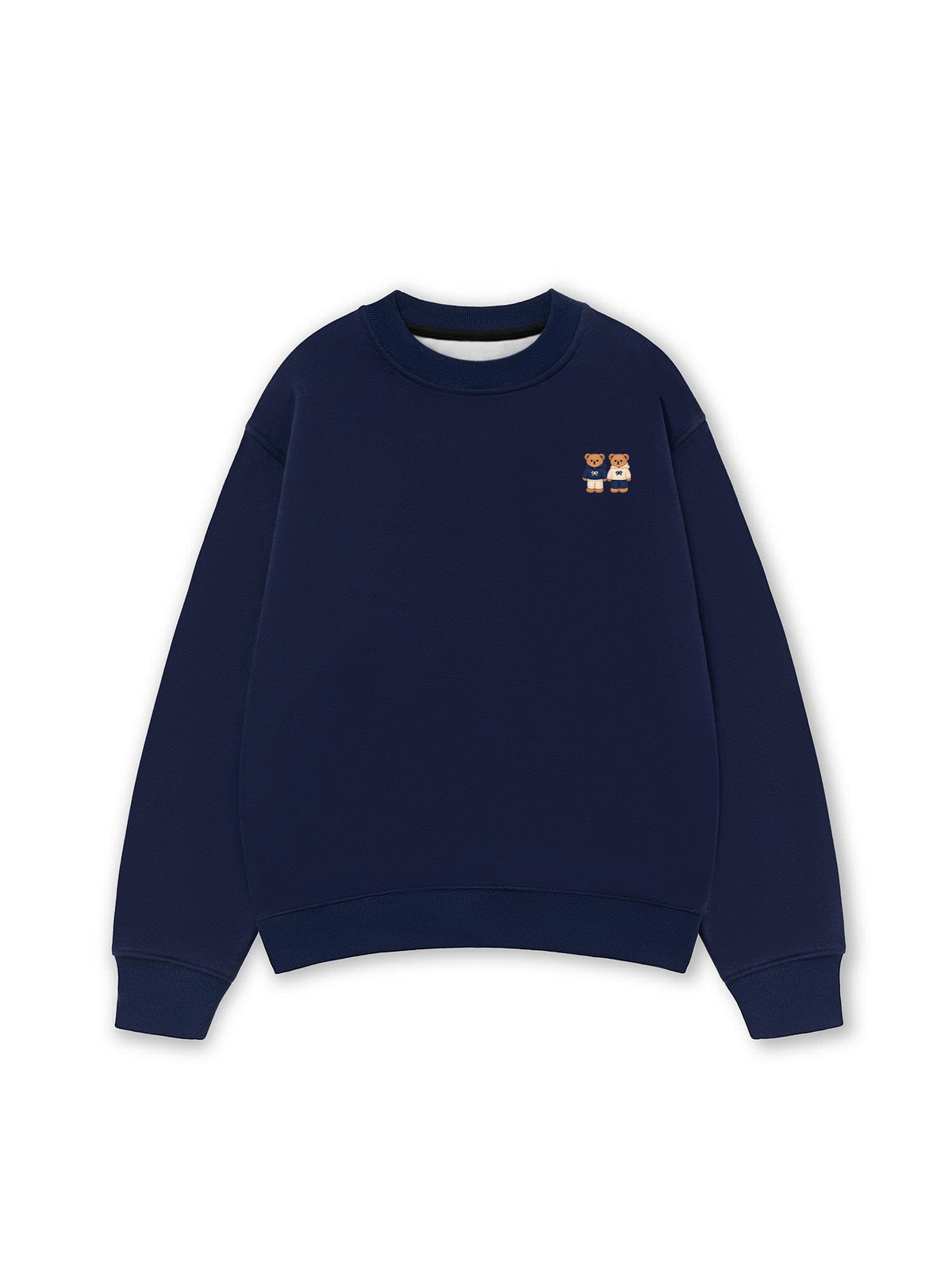 Áo Sweater Nỉ Hai Da Twin Bears