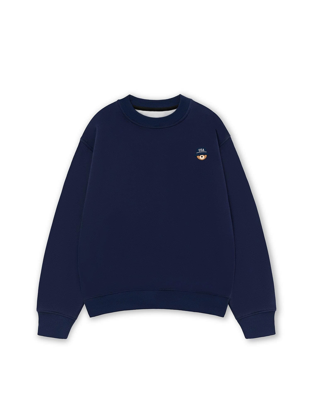 Áo Sweater Nỉ Hai Da USA Bear
