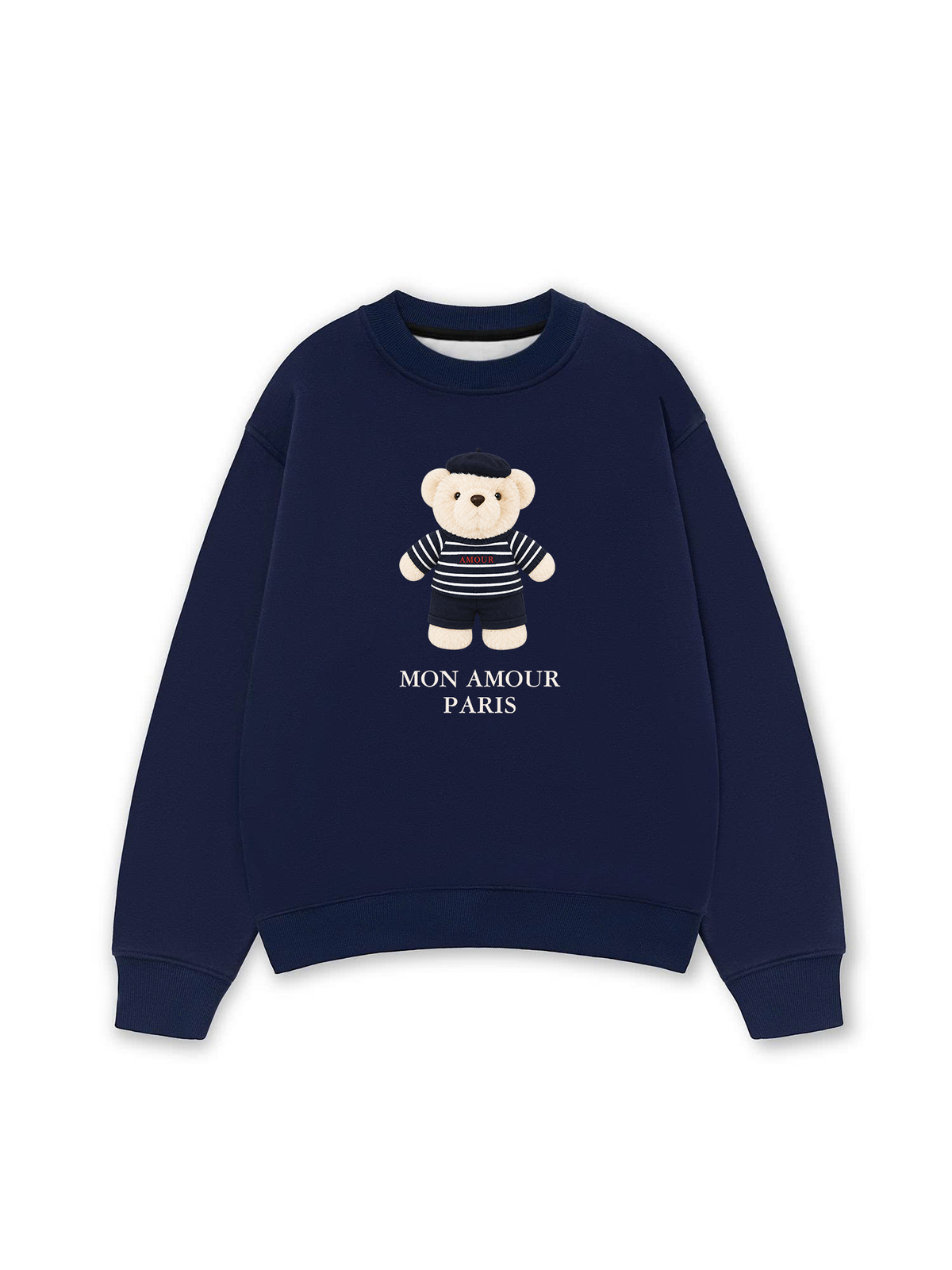 Áo Sweater Nỉ Hai Da Mon Authentic Bear