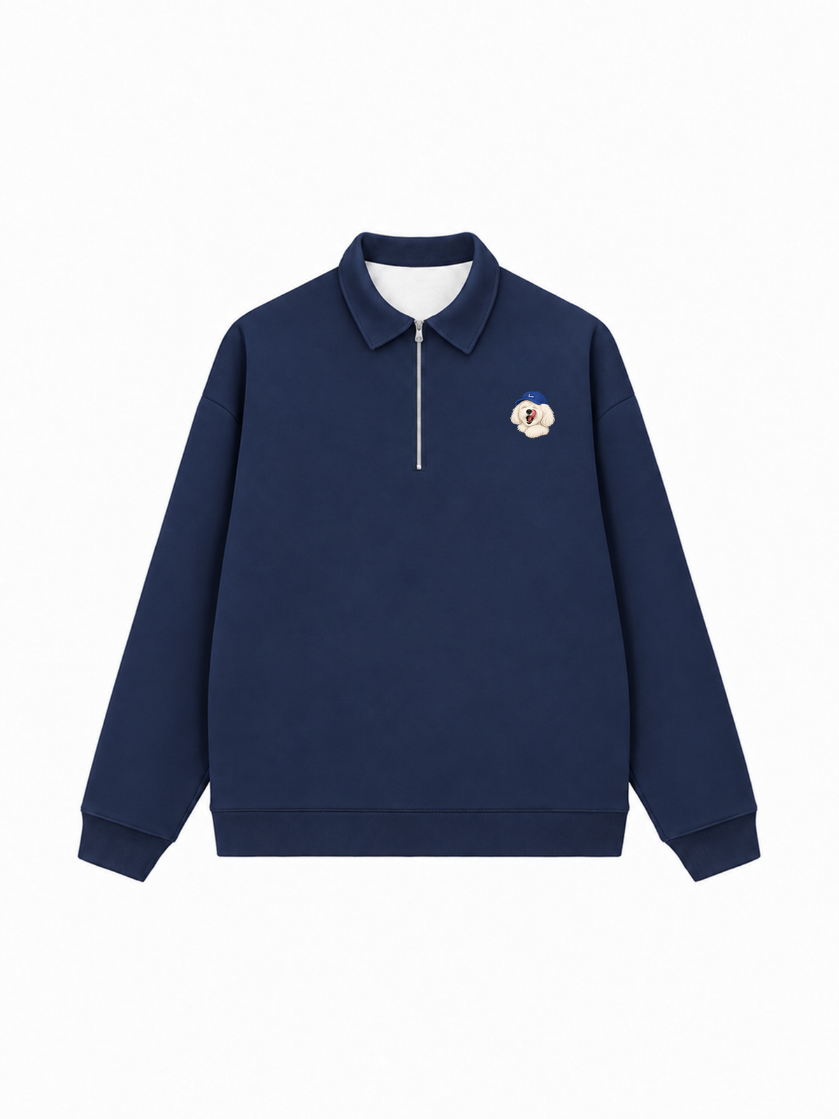 Áo Sweater Polo Nỉ Hai Da Happy Puppy