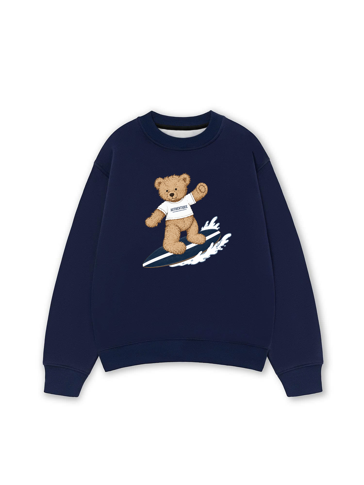 Áo Sweater Nỉ Hai Da Authentique