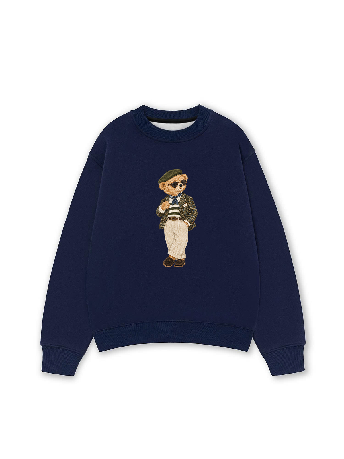 Áo Sweater Nỉ Hai Da Lady Bear