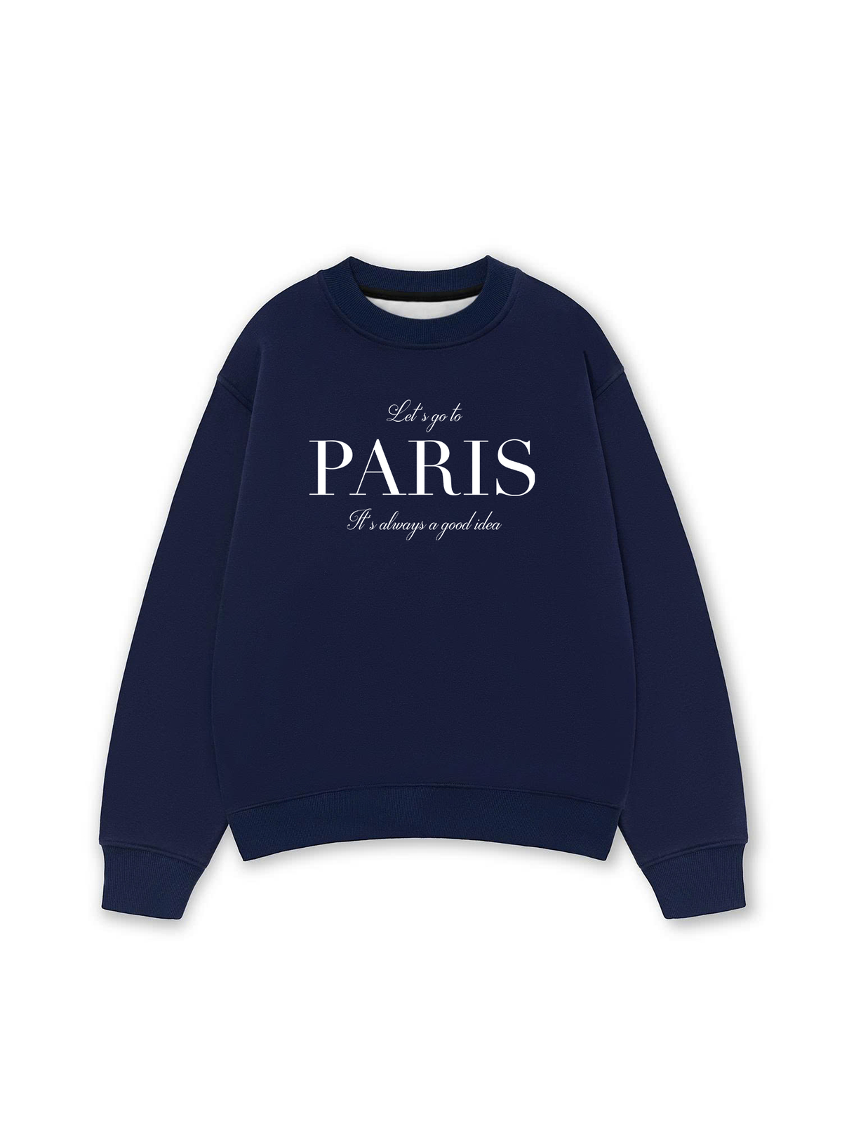 Áo Sweater Nỉ Hai Da City Let's go to Paris