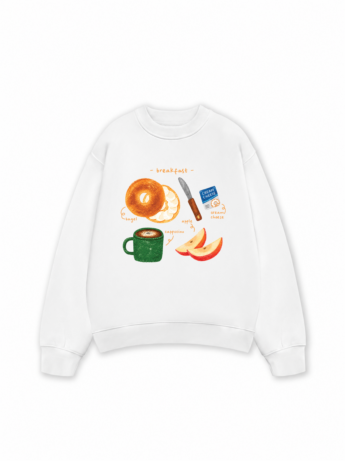 Áo Sweater Nỉ Hai Da Sweetie Breakfast