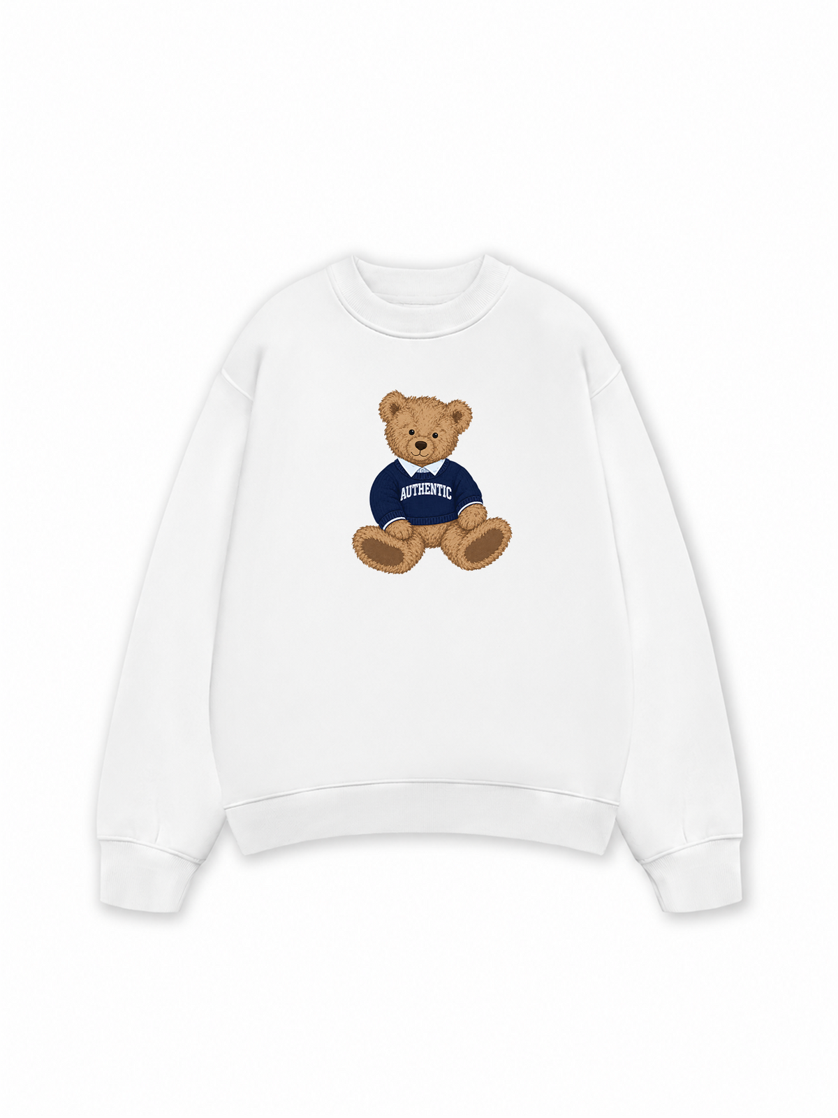 Áo Sweater Nỉ Hai Da Authentic Bear