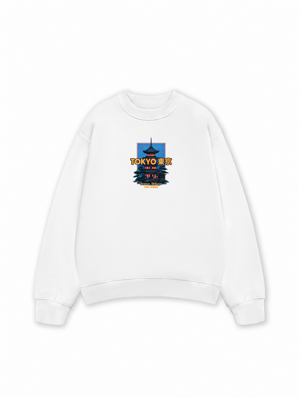 Áo Sweater Nỉ Hai Da Tokyo Shibuya