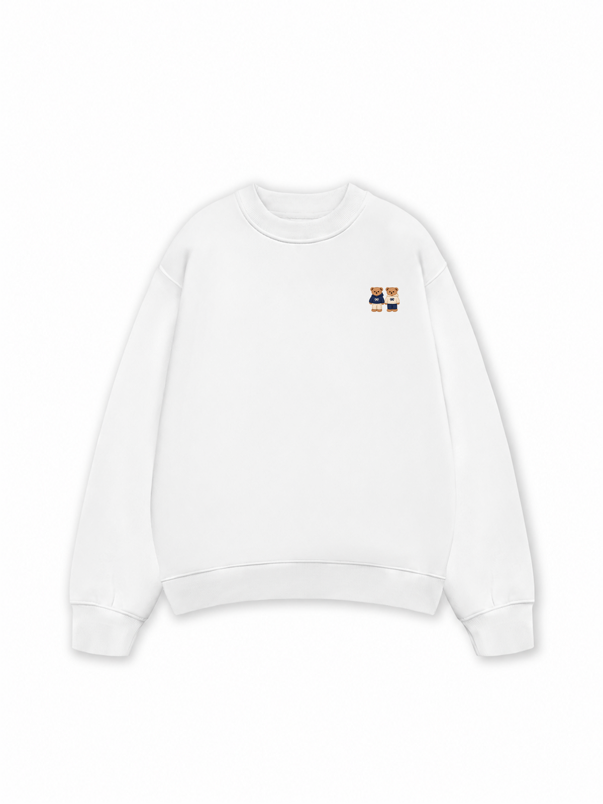 Áo Sweater Nỉ Hai Da Twin Bears