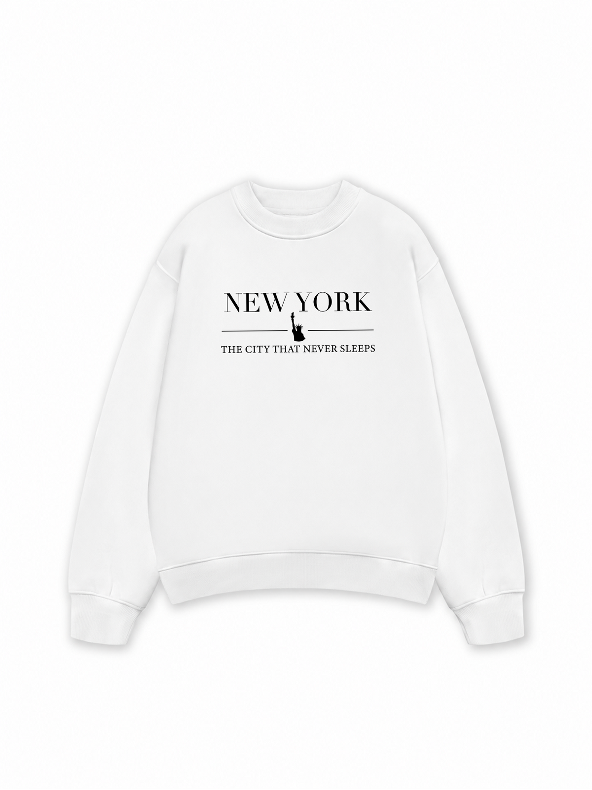 Áo Sweater Nỉ Hai Da New York The City That Never Sleeps
