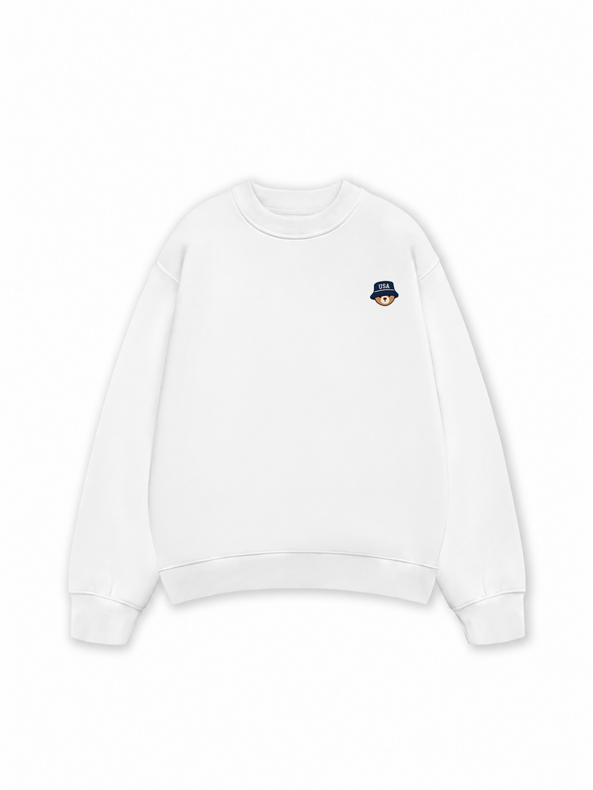 Áo Sweater Nỉ Hai Da USA Bear