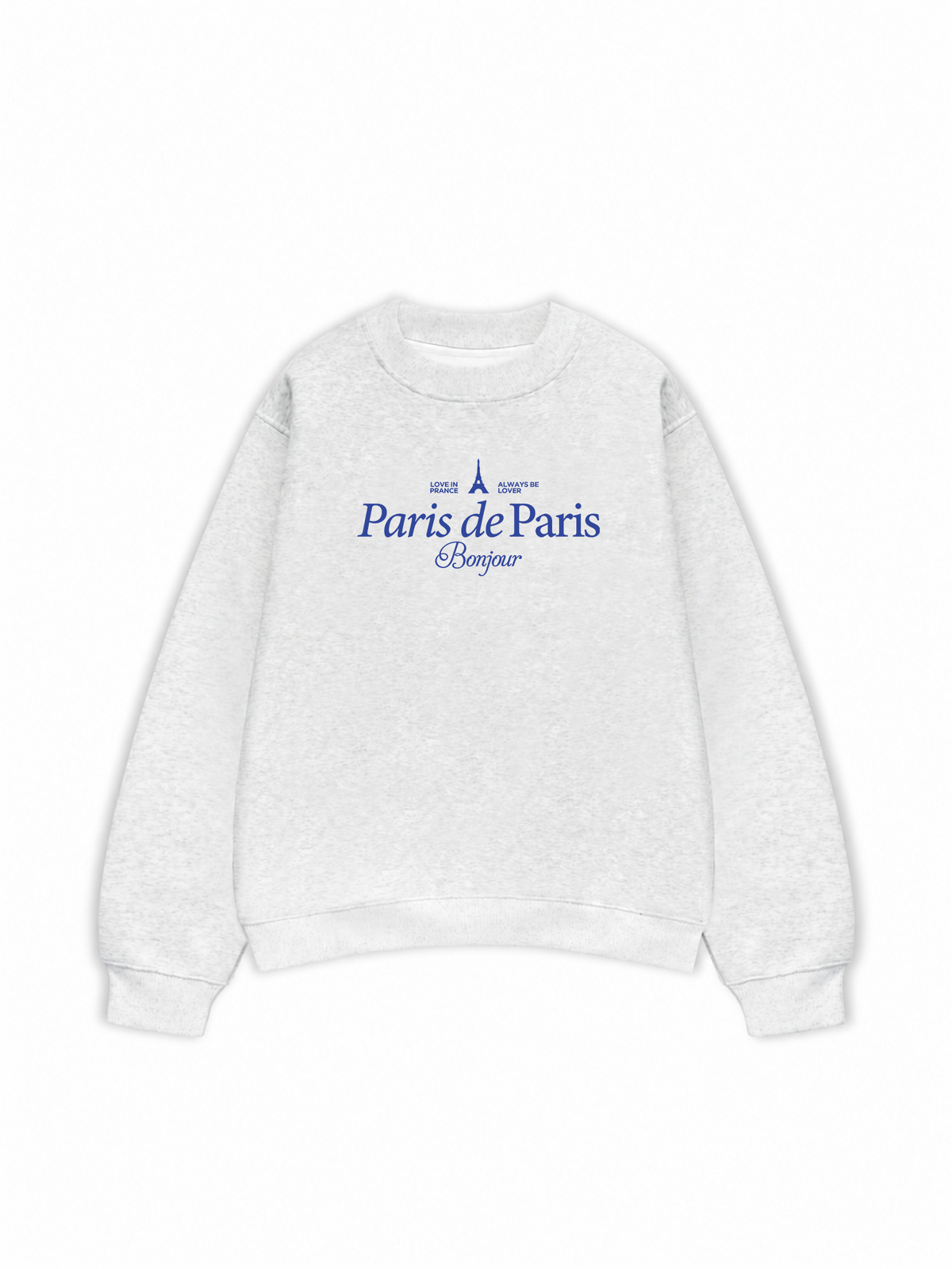 Áo Sweater Nỉ Hai Da Paris de Paris