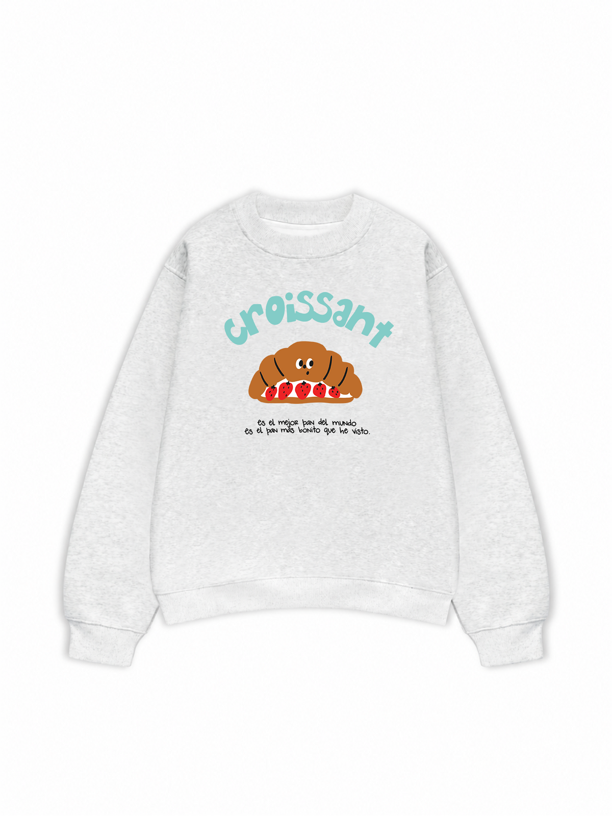 Áo Sweater Nỉ Hai Da Croissant