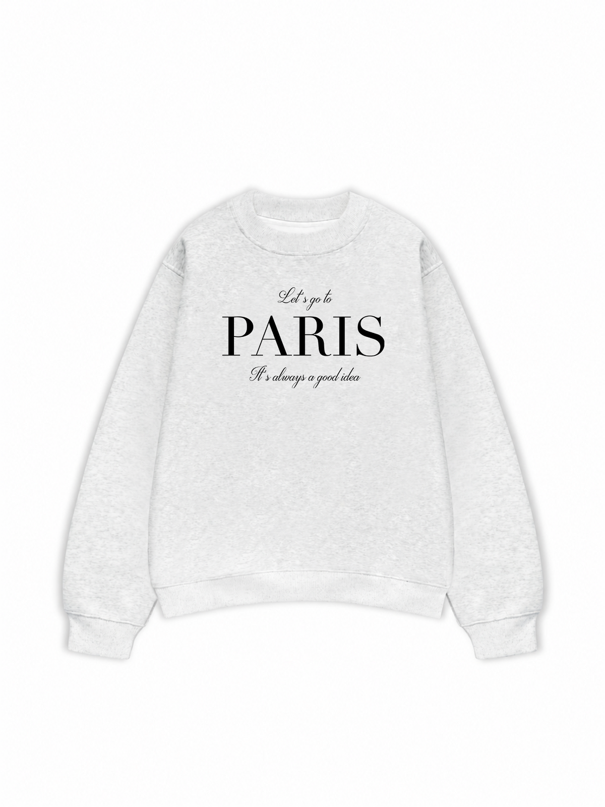 Áo Sweater Nỉ Hai Da City Let's go to Paris