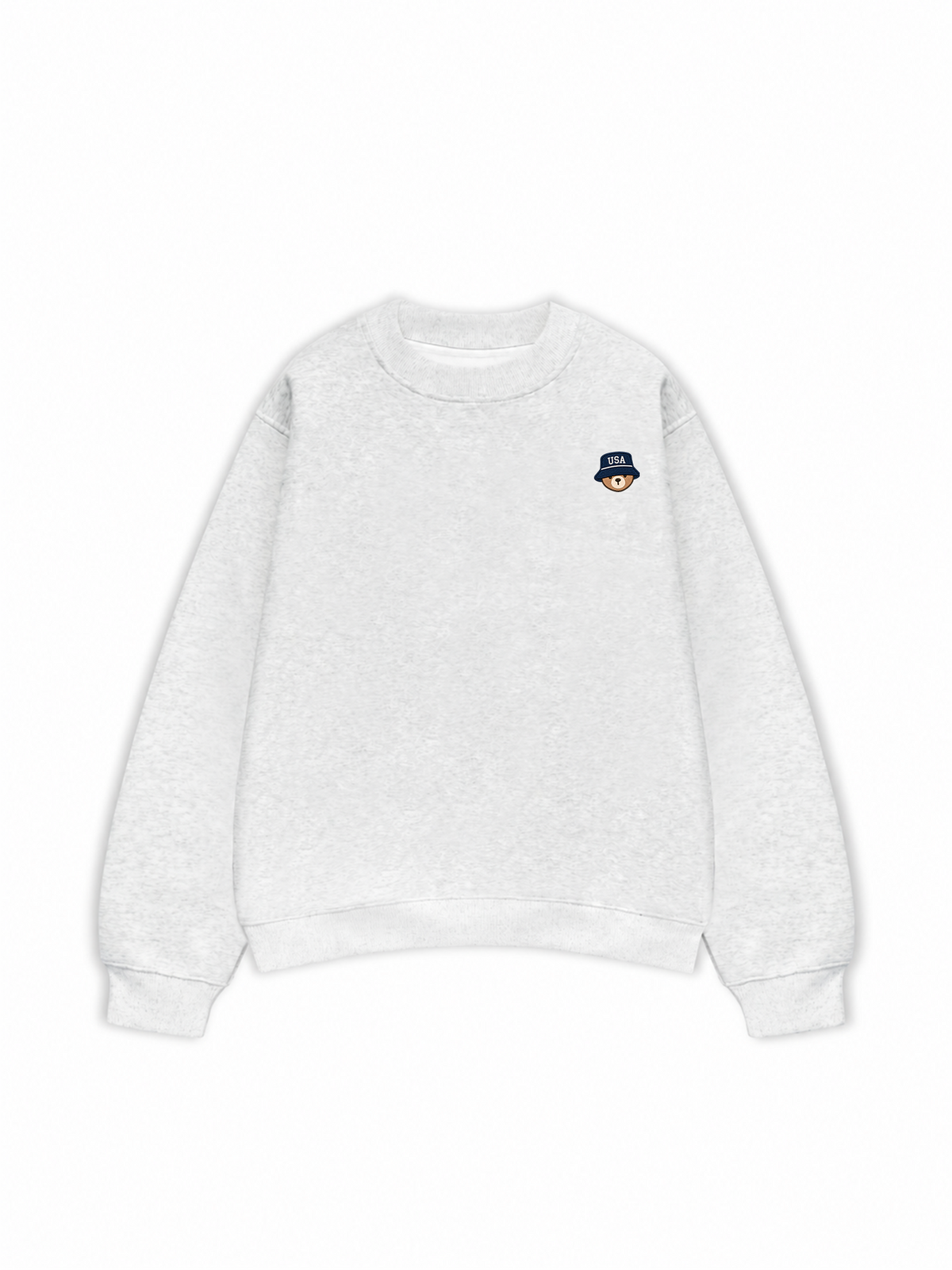 Áo Sweater Nỉ Hai Da USA Bear