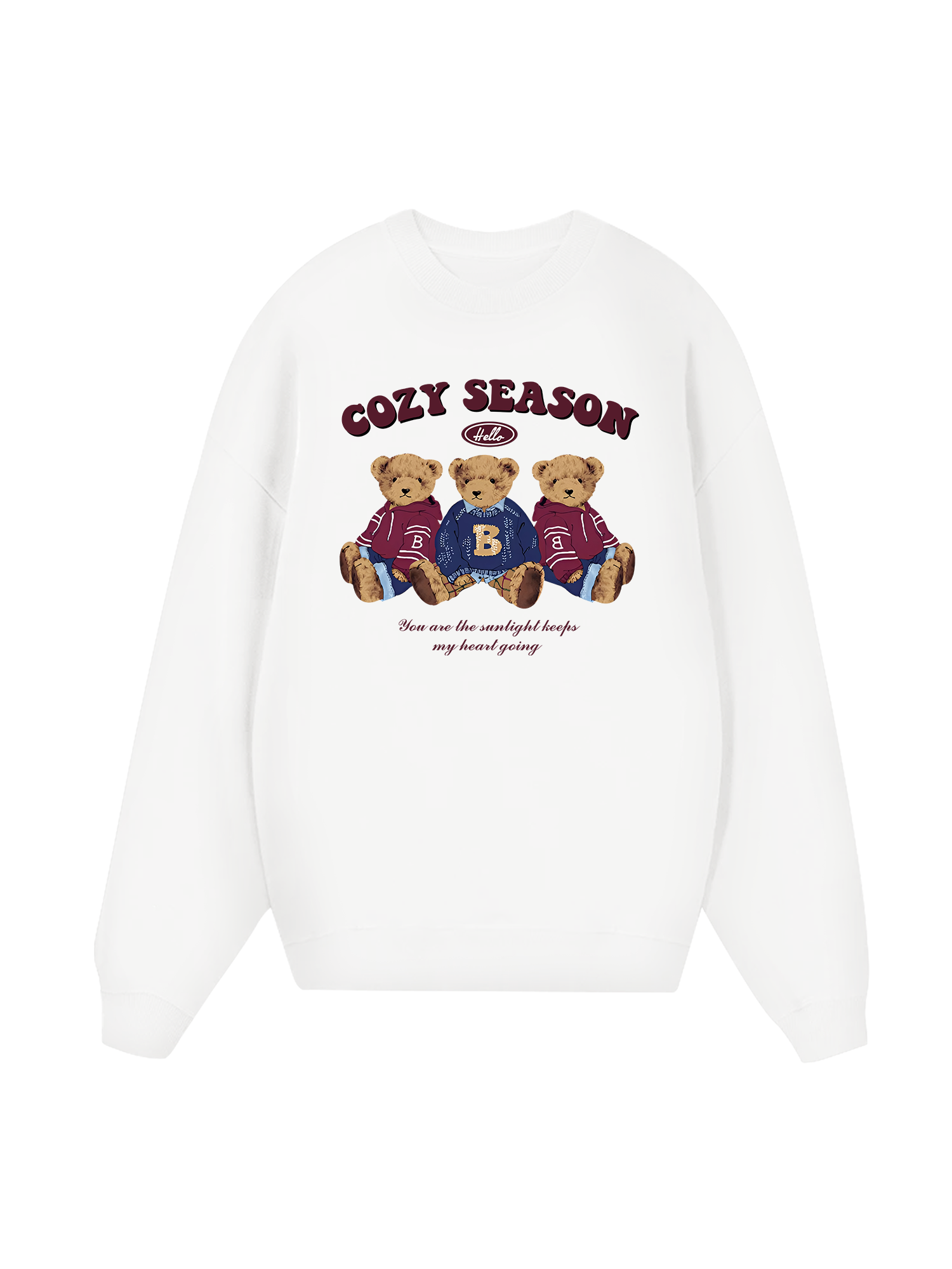 Cozy Season Three Bear Sweater