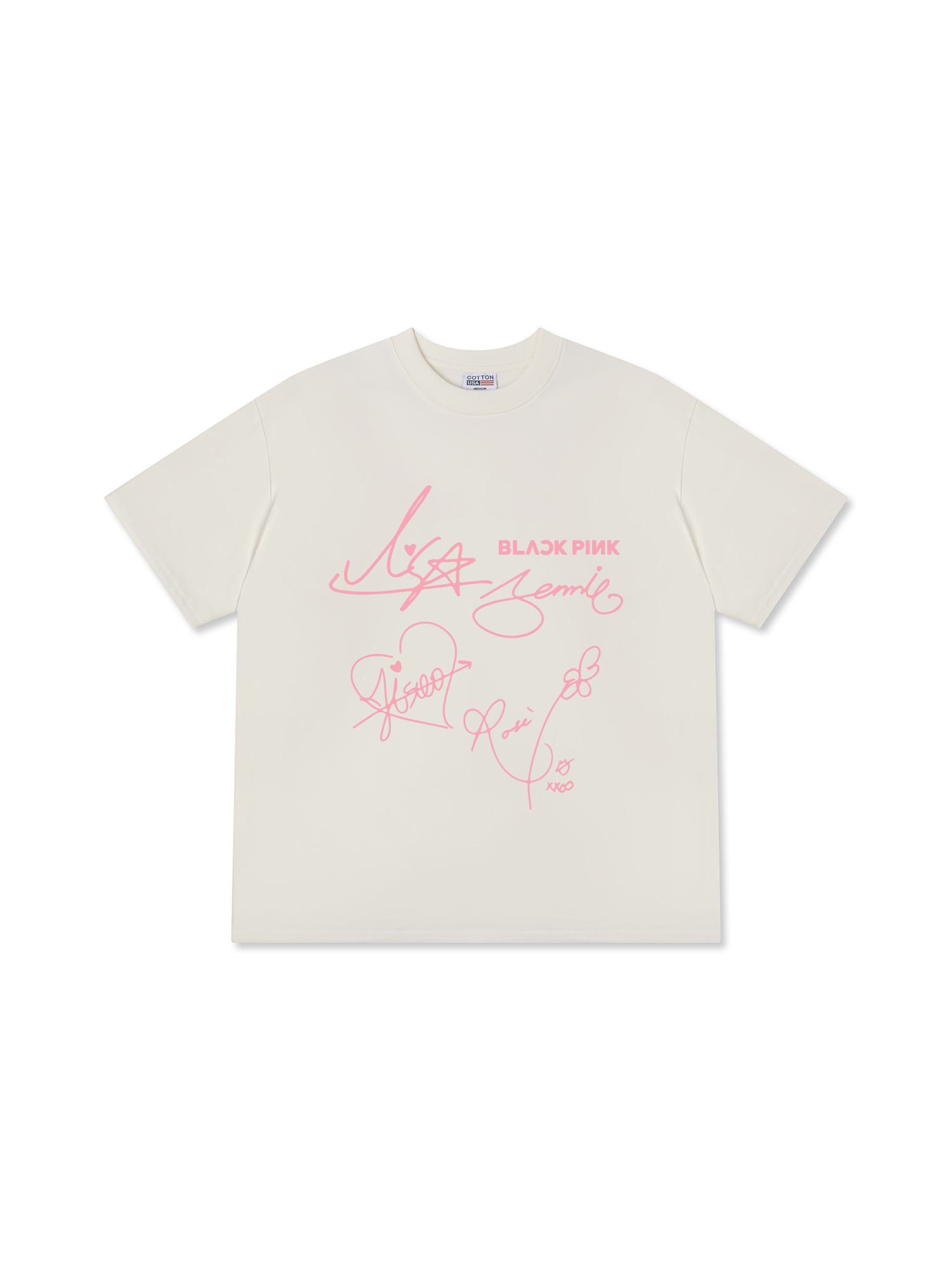 Áo Thun Relaxed Fit Idols BlackPink Sign