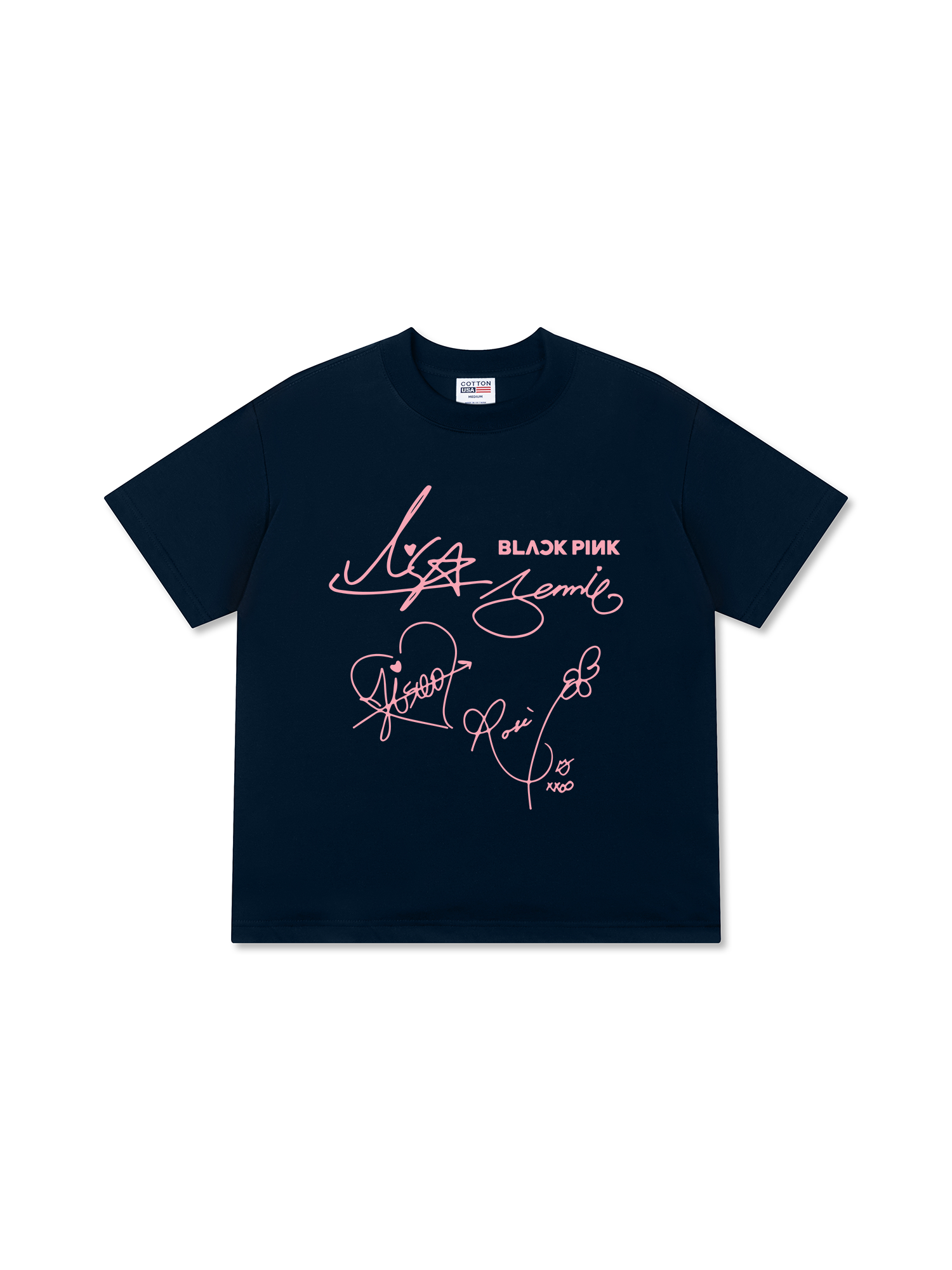 Áo Thun Relaxed Fit Idols BlackPink Sign