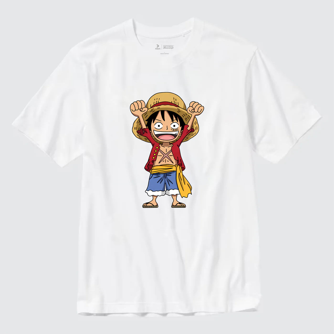 Flash Sale ONE PIECE LUFFY T-SHIRT / TRẮNG