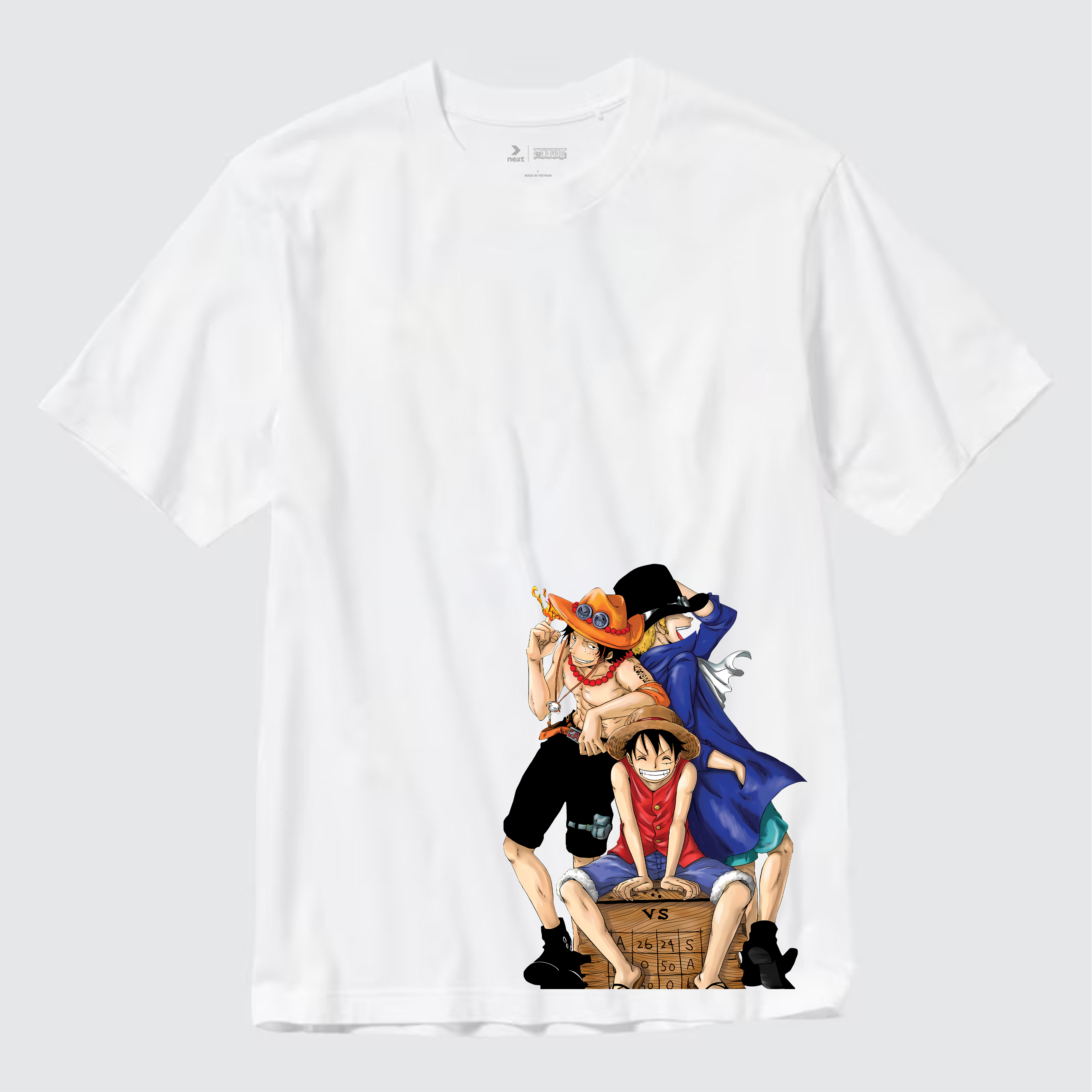 ONE PIECE T-SHIRT / TRẮNG