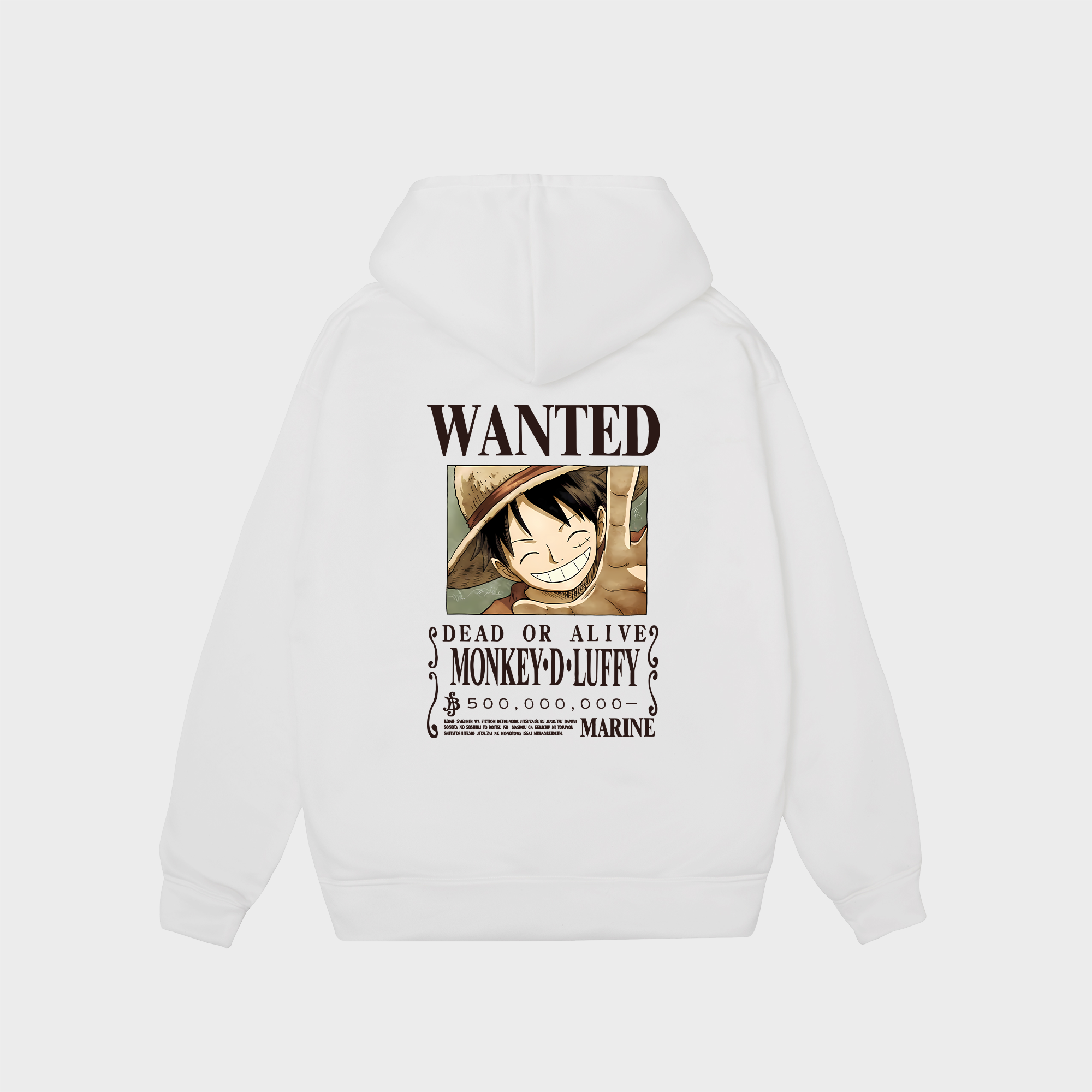 ONE PIECE MONKEY D. LUFFY HOODIE / TRẮNG