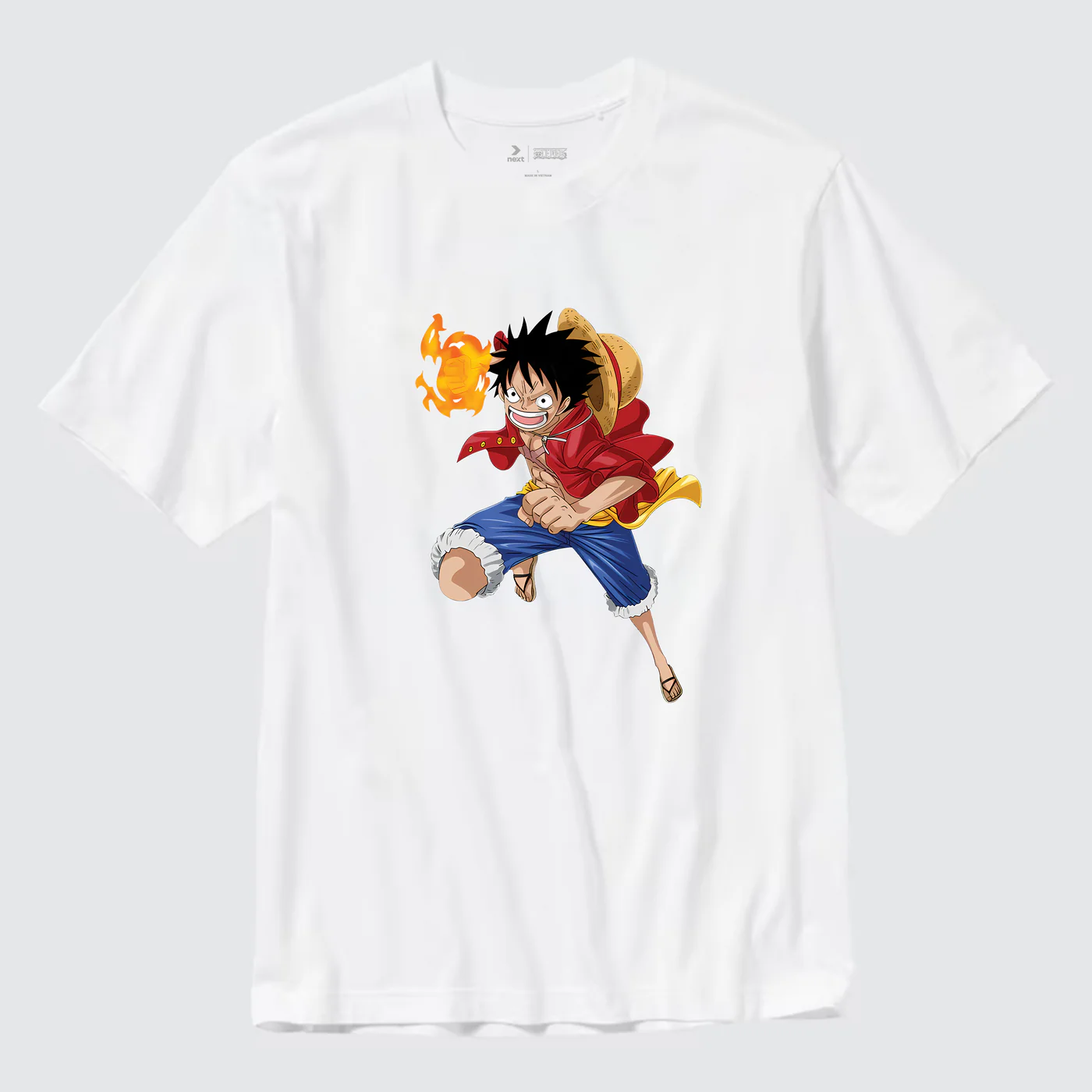 Flash Sale ONE PIECE MONKEY D. LUFFY T-SHIRT / TRẮNG