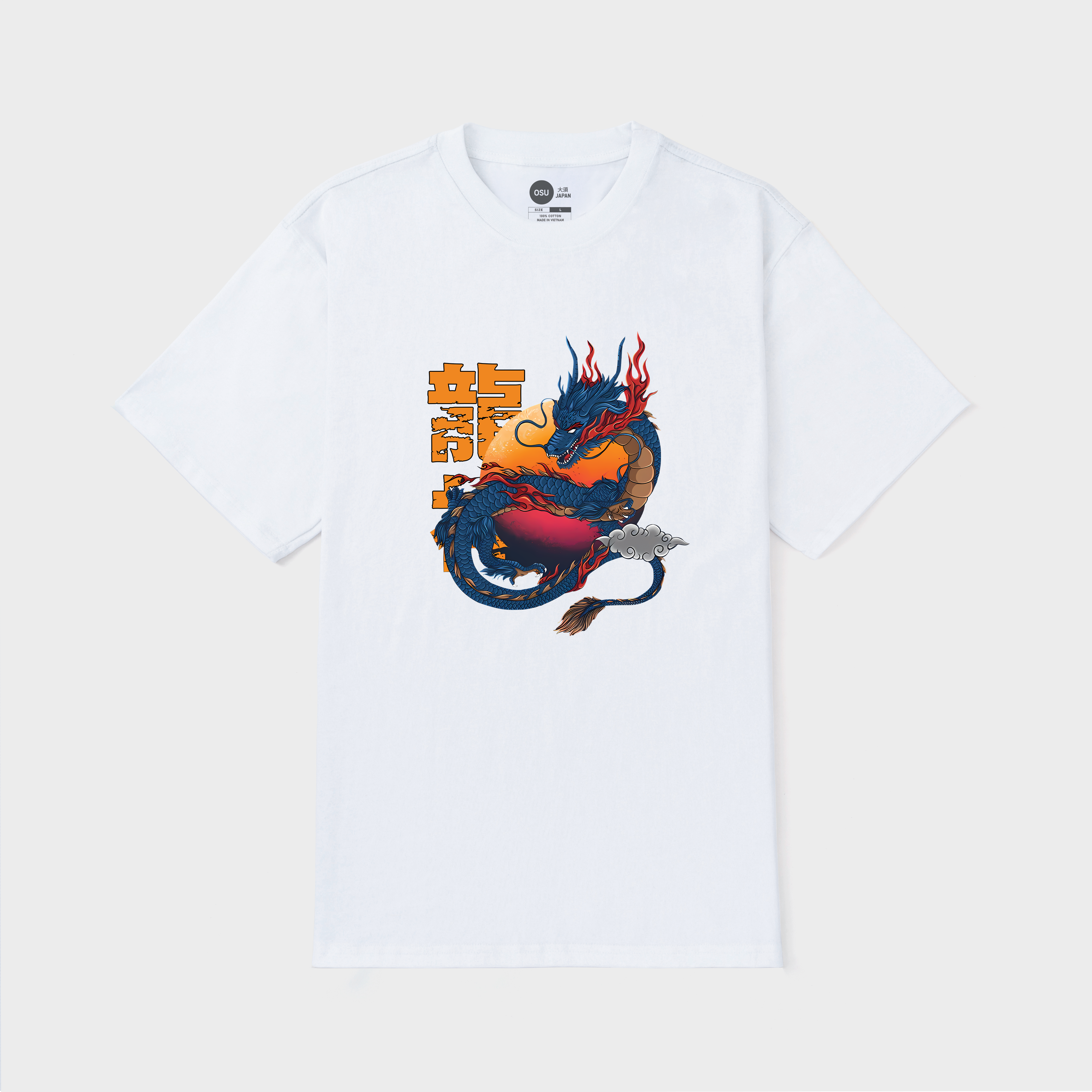 RYUJINO DRAGON T-SHIRT / TRẮNG