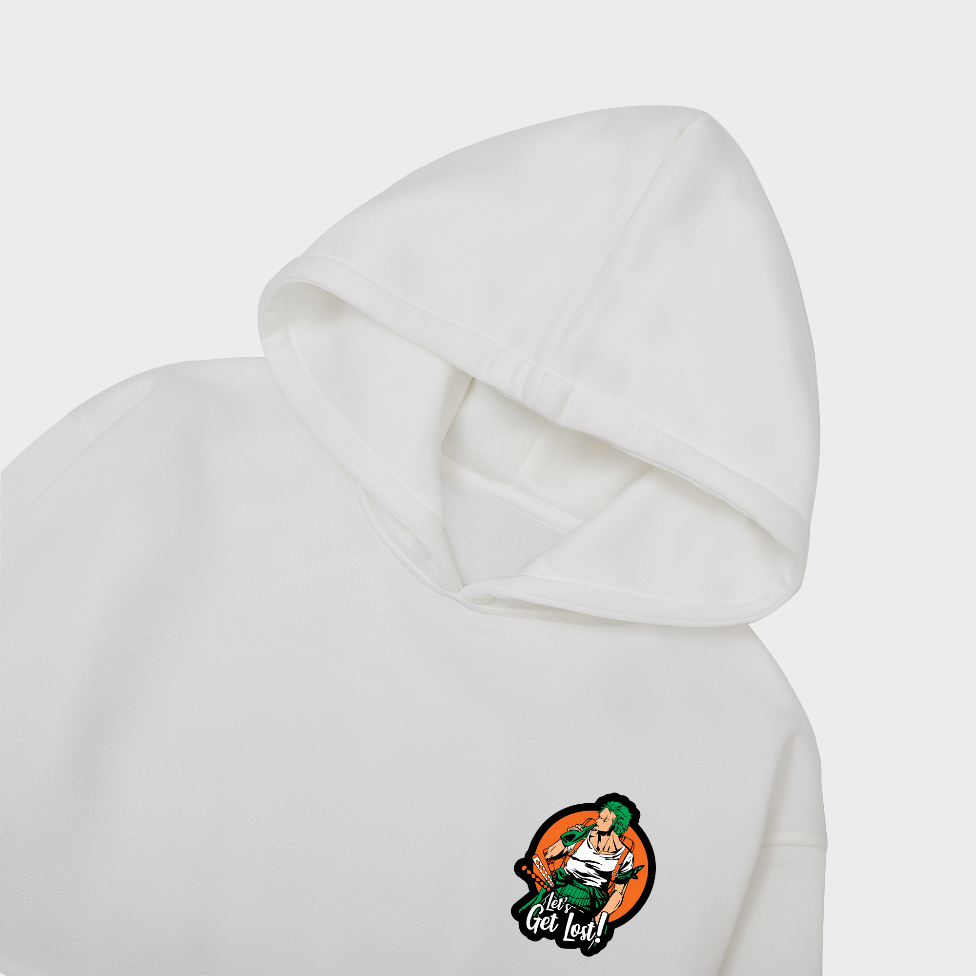 ONE PIECE ZORO RORONOA HOODIE / TRẮNG