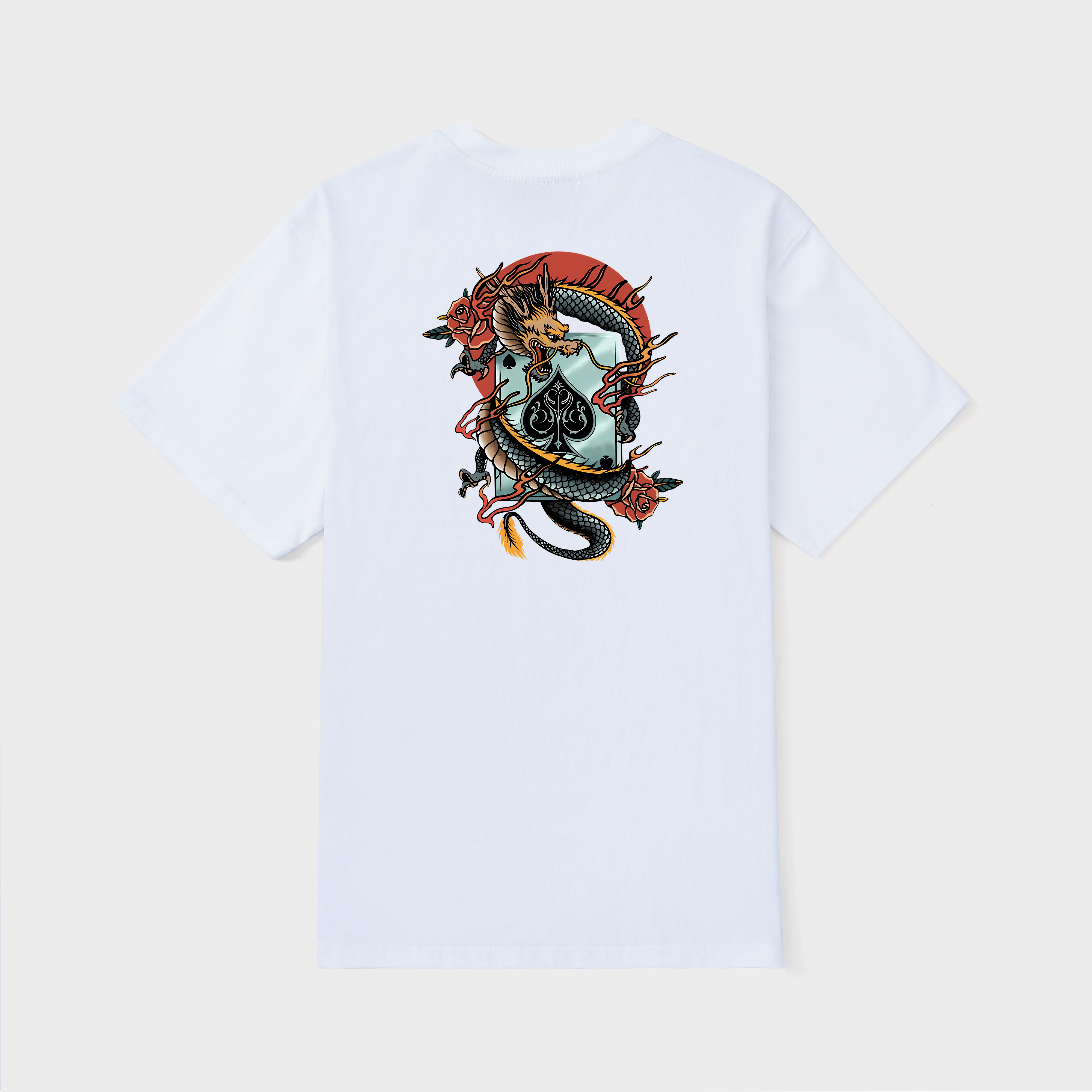 DRAGON CARDS T-SHIRT / TRẮNG