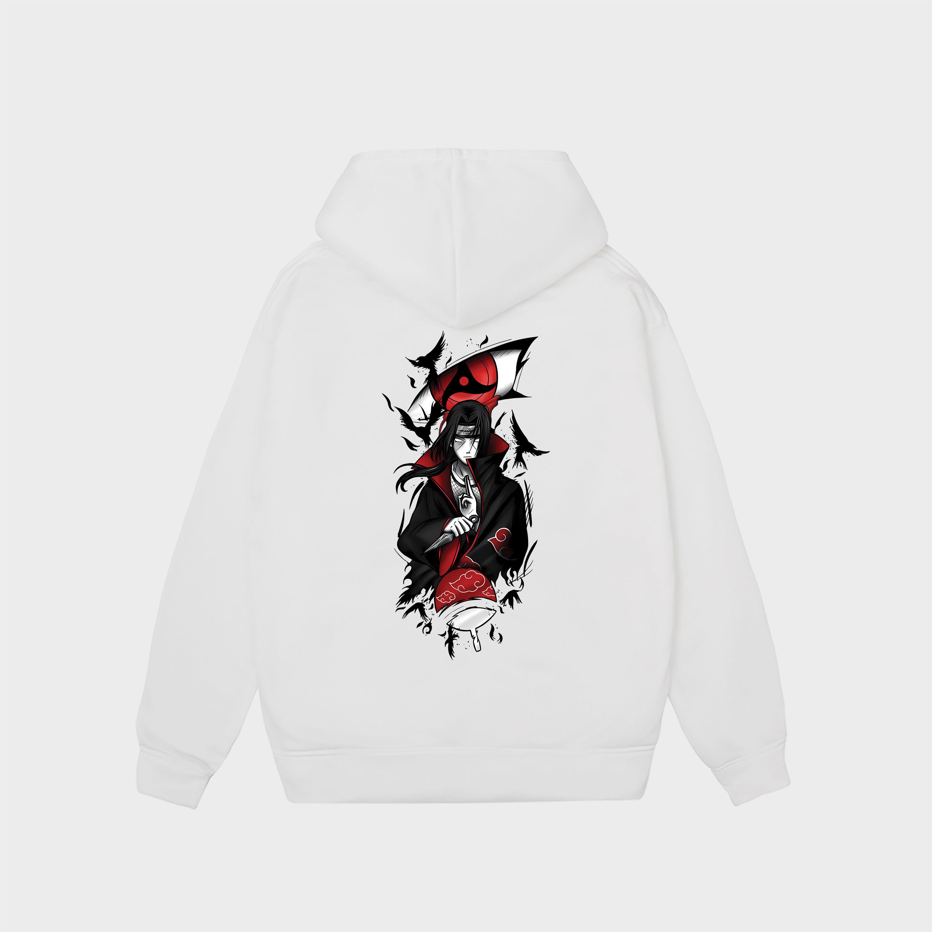 UCHIHA SASUKE HOODIE / TRẮNG