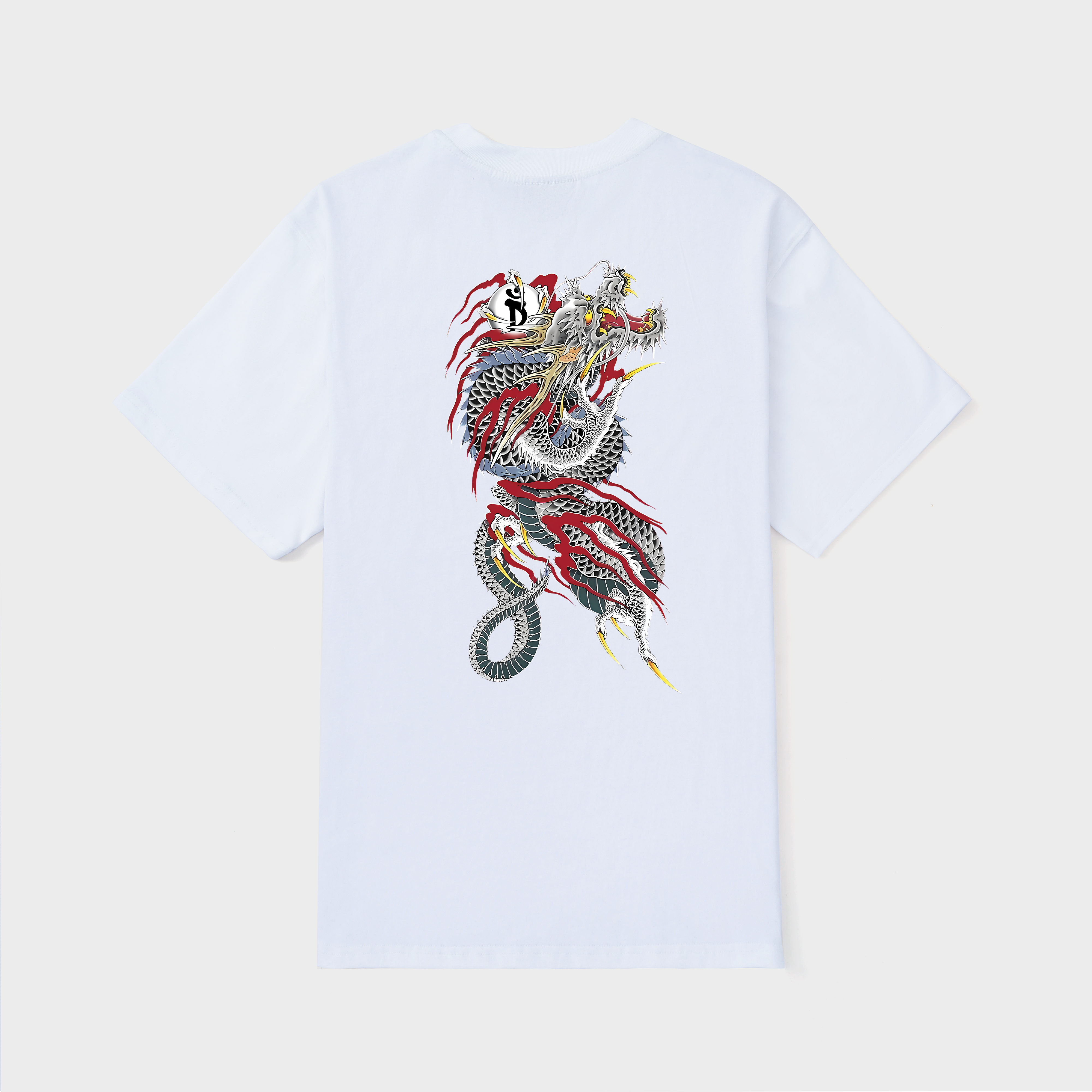 JAPAN DRAGON GRAY T-SHIRT / TRẮNG