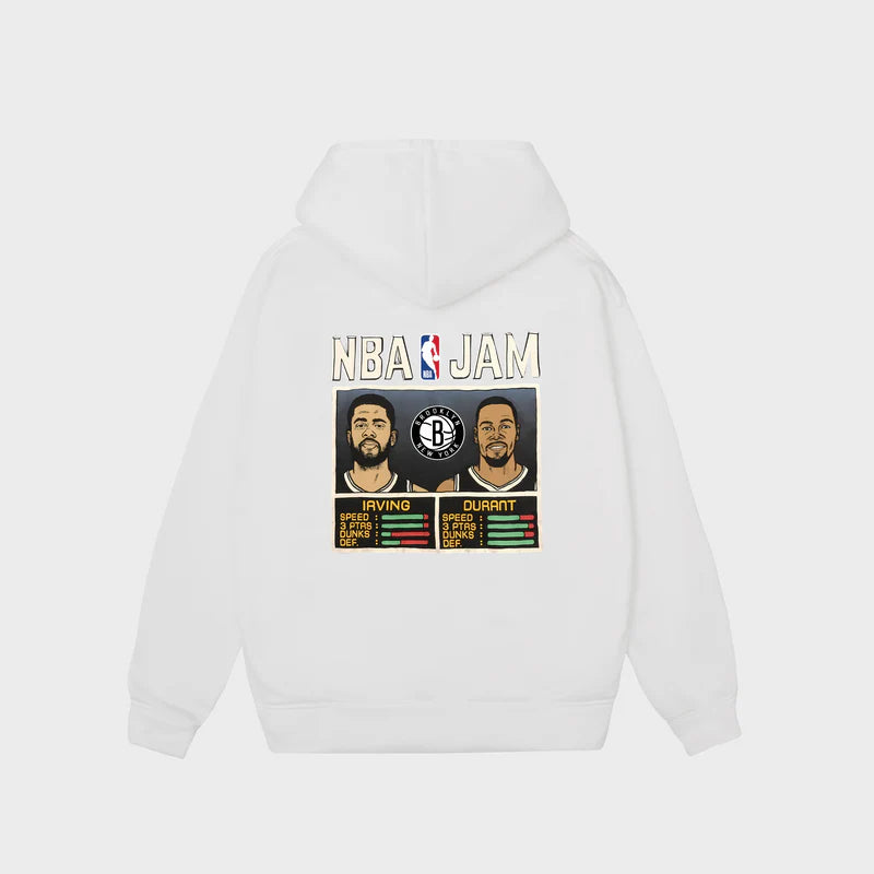 Flash Sale NBA JAM Nets Irving&Durant Hoodie