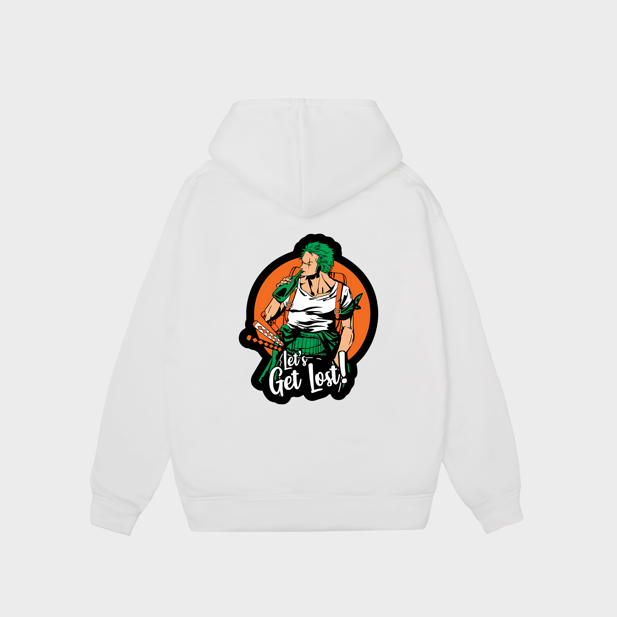 ONE PIECE ZORO RORONOA HOODIE / TRẮNG