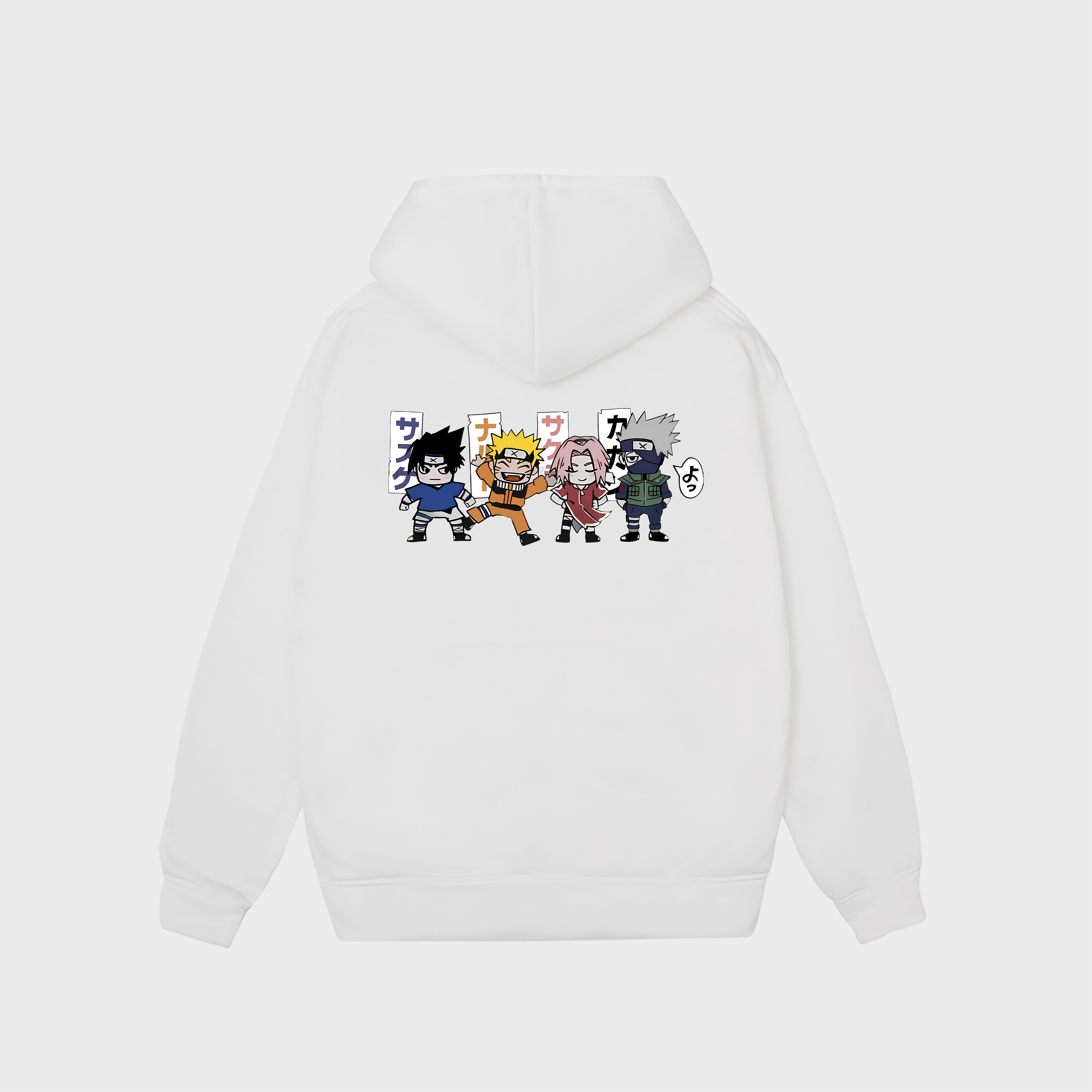 NARUTO TEAM 7 HOODIE / TRẮNG