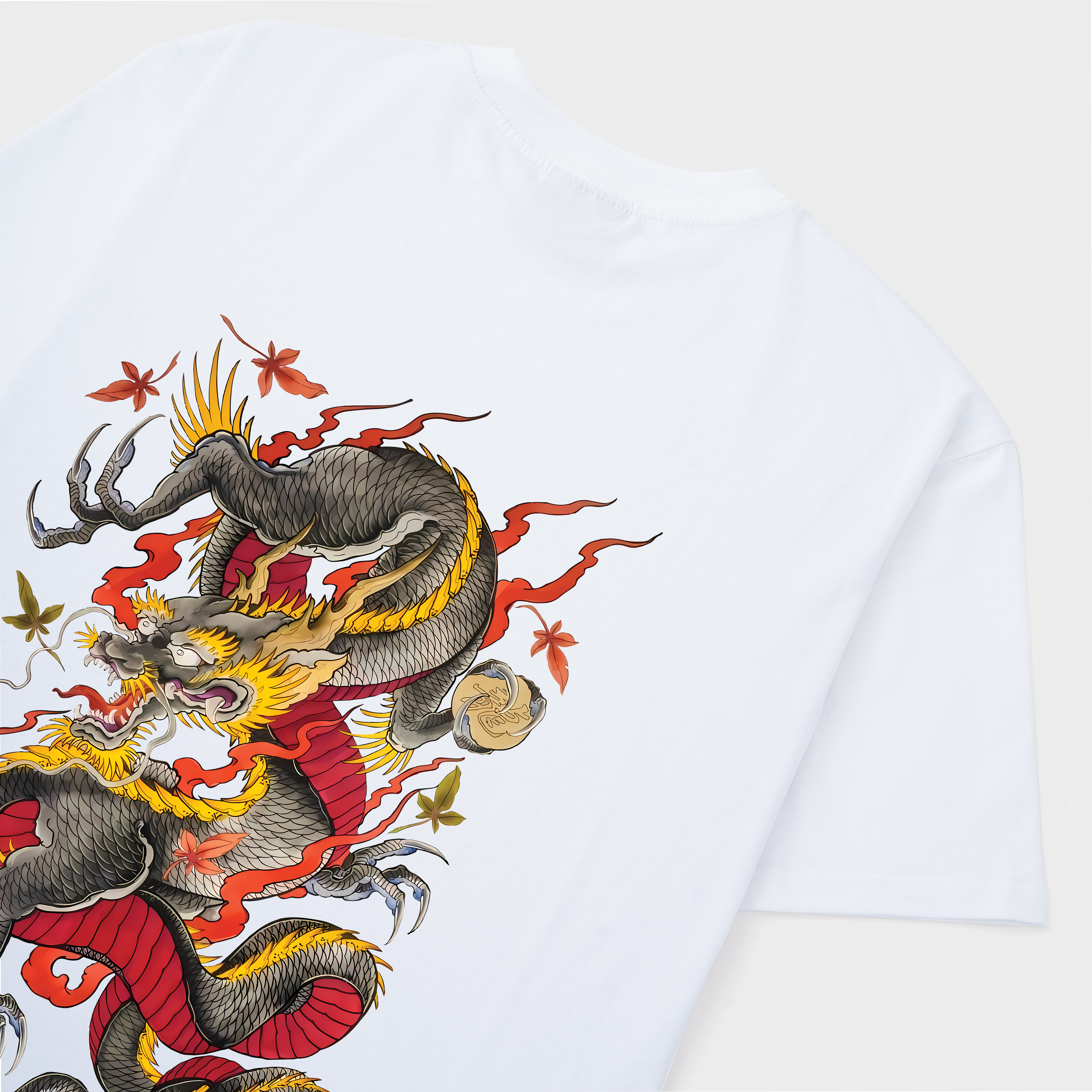 JAPAN DRAGON RED T-SHIRT / TRẮNG