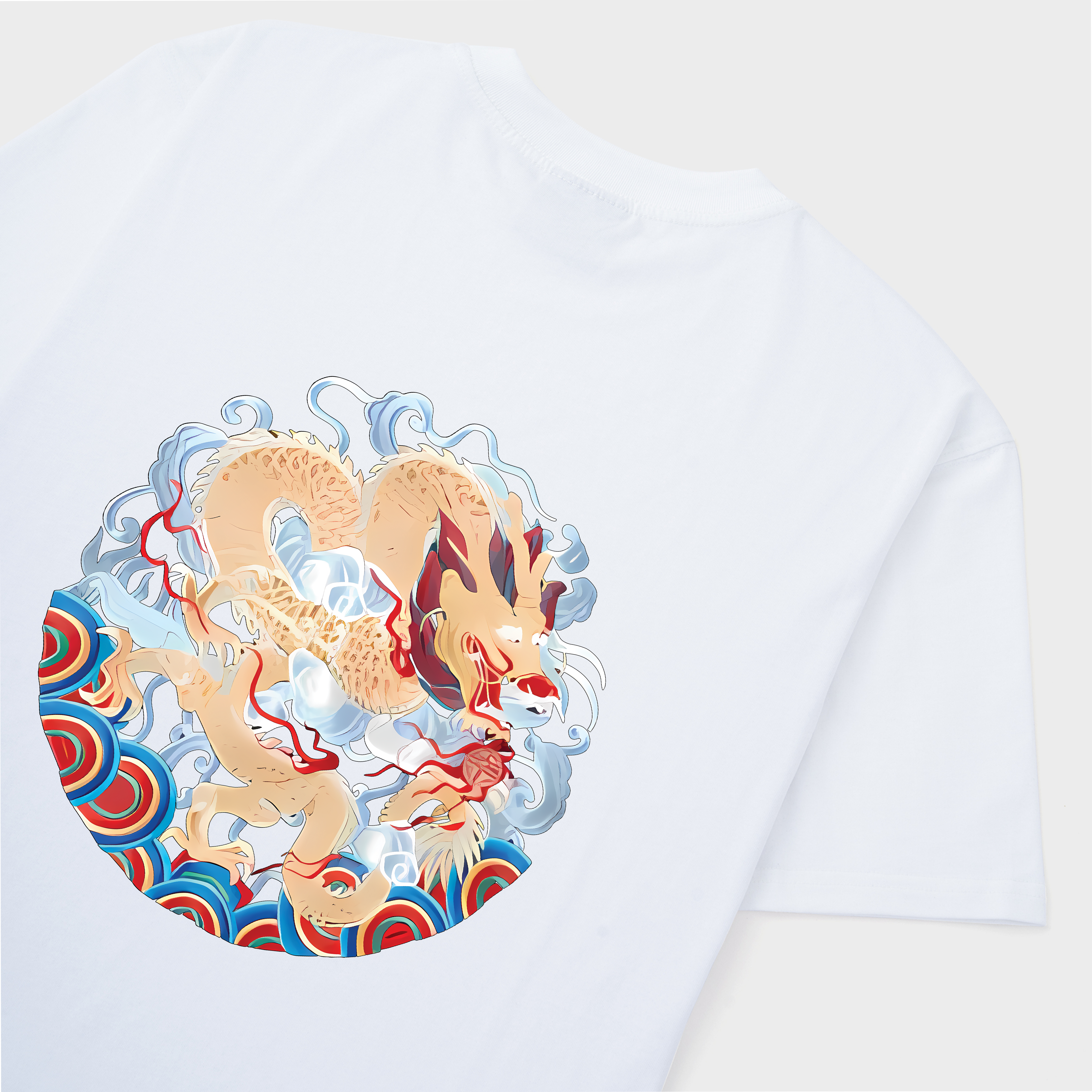 DRAGONCHINOIS HARAJUKU T-SHIRT / TRẮNG