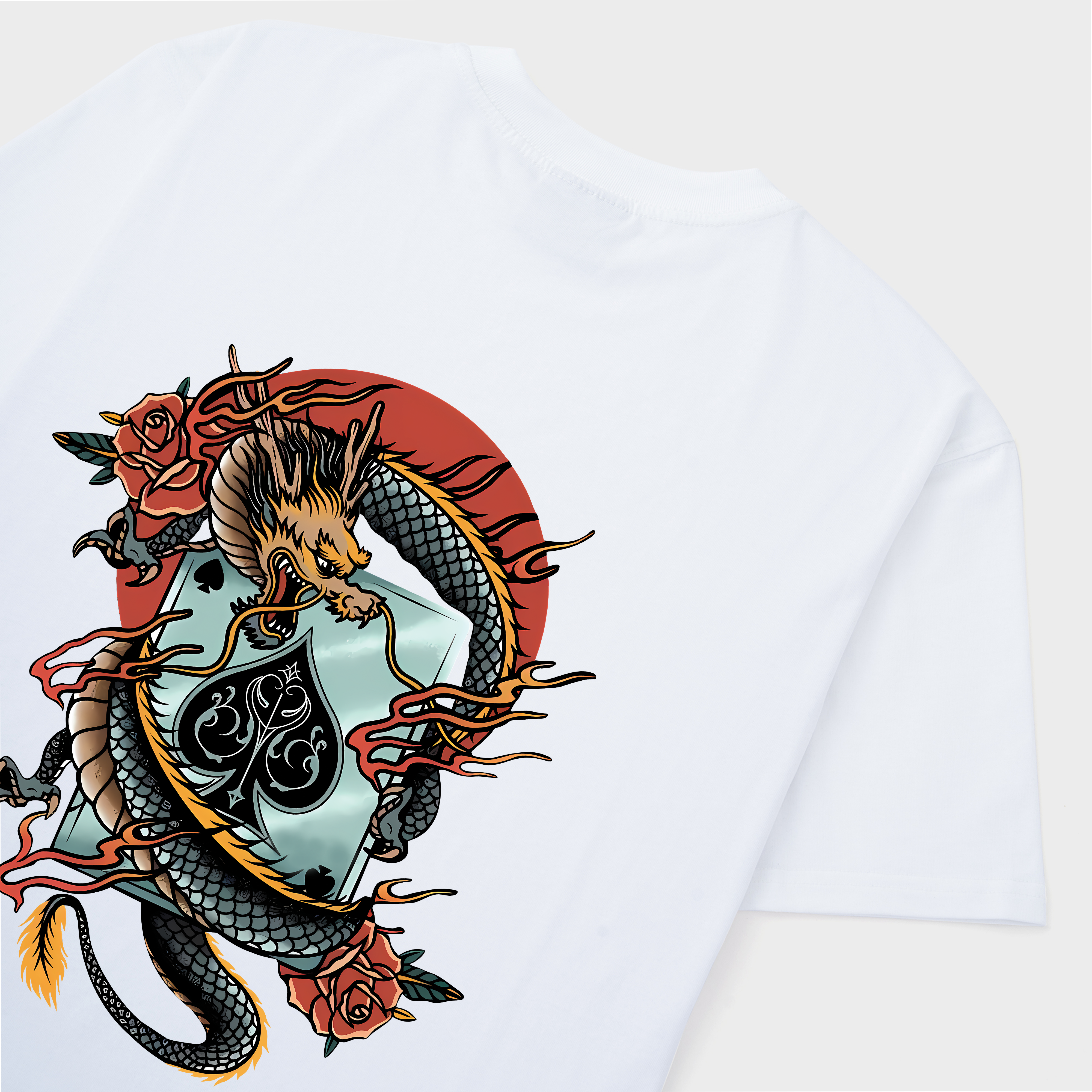 DRAGON CARDS T-SHIRT / TRẮNG