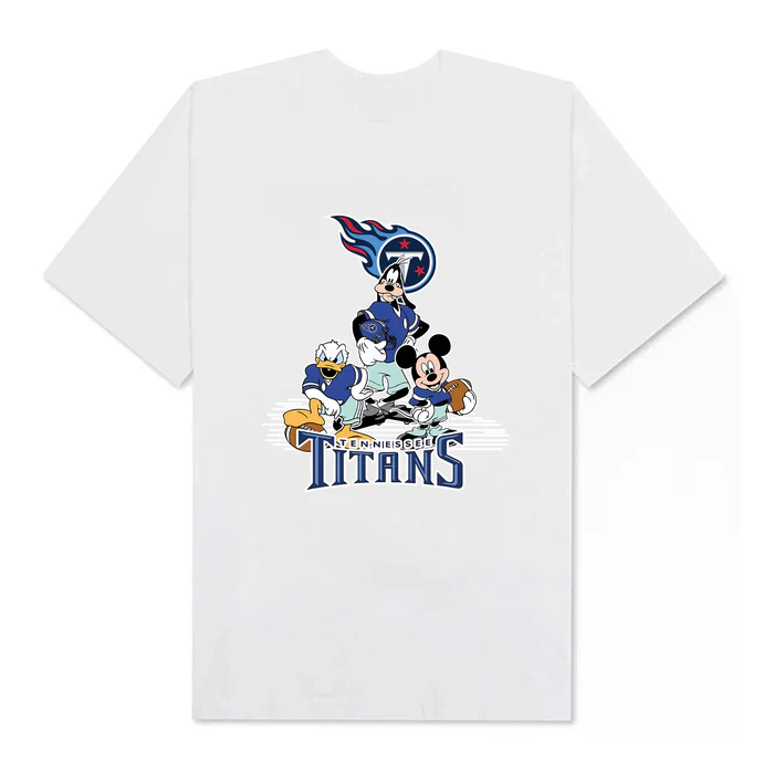 Flash Sale NFL Mickey and Friends Tennessee Titans T-Shirt