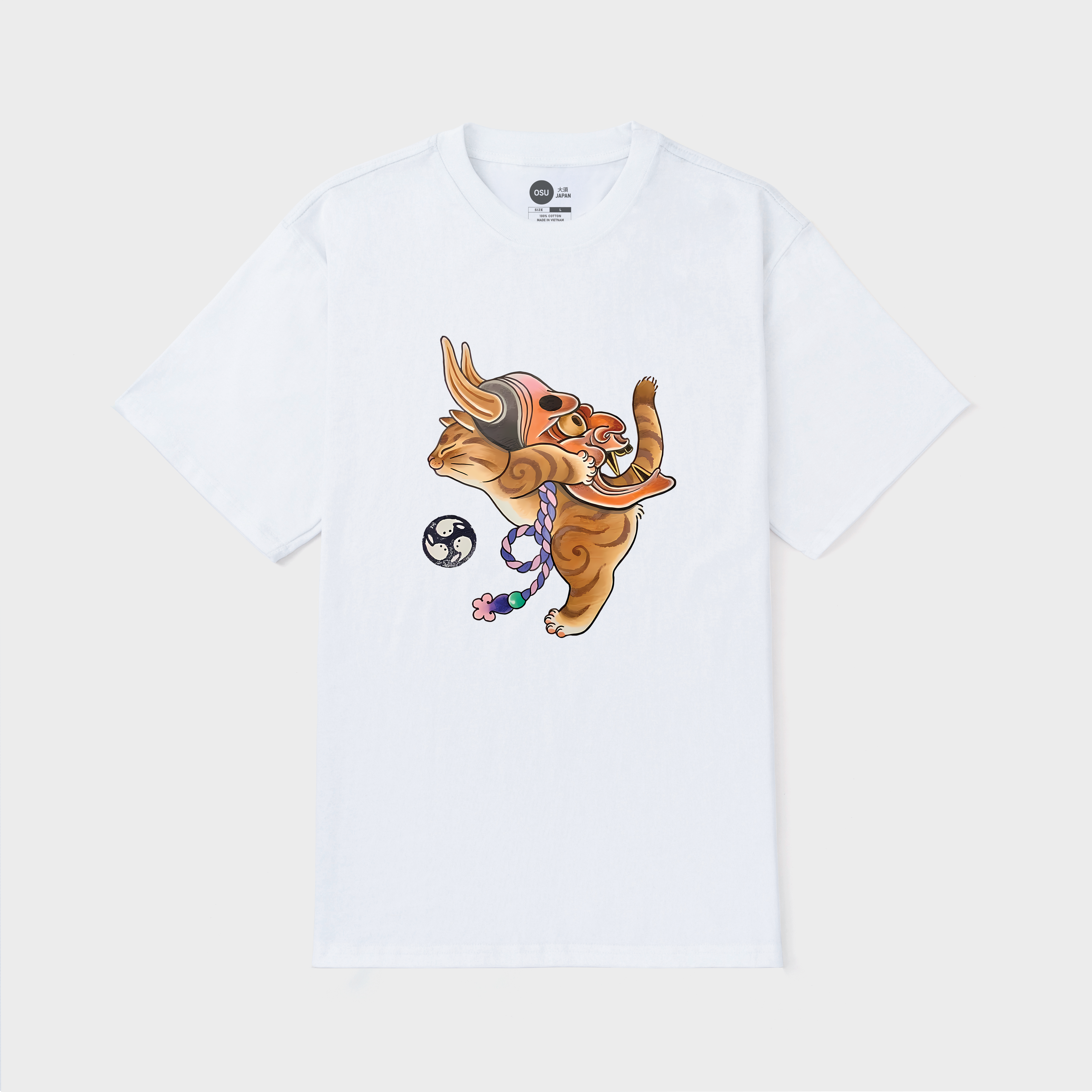 JAPAN CAT SO CUTE T-SHIRT / TRẮNG