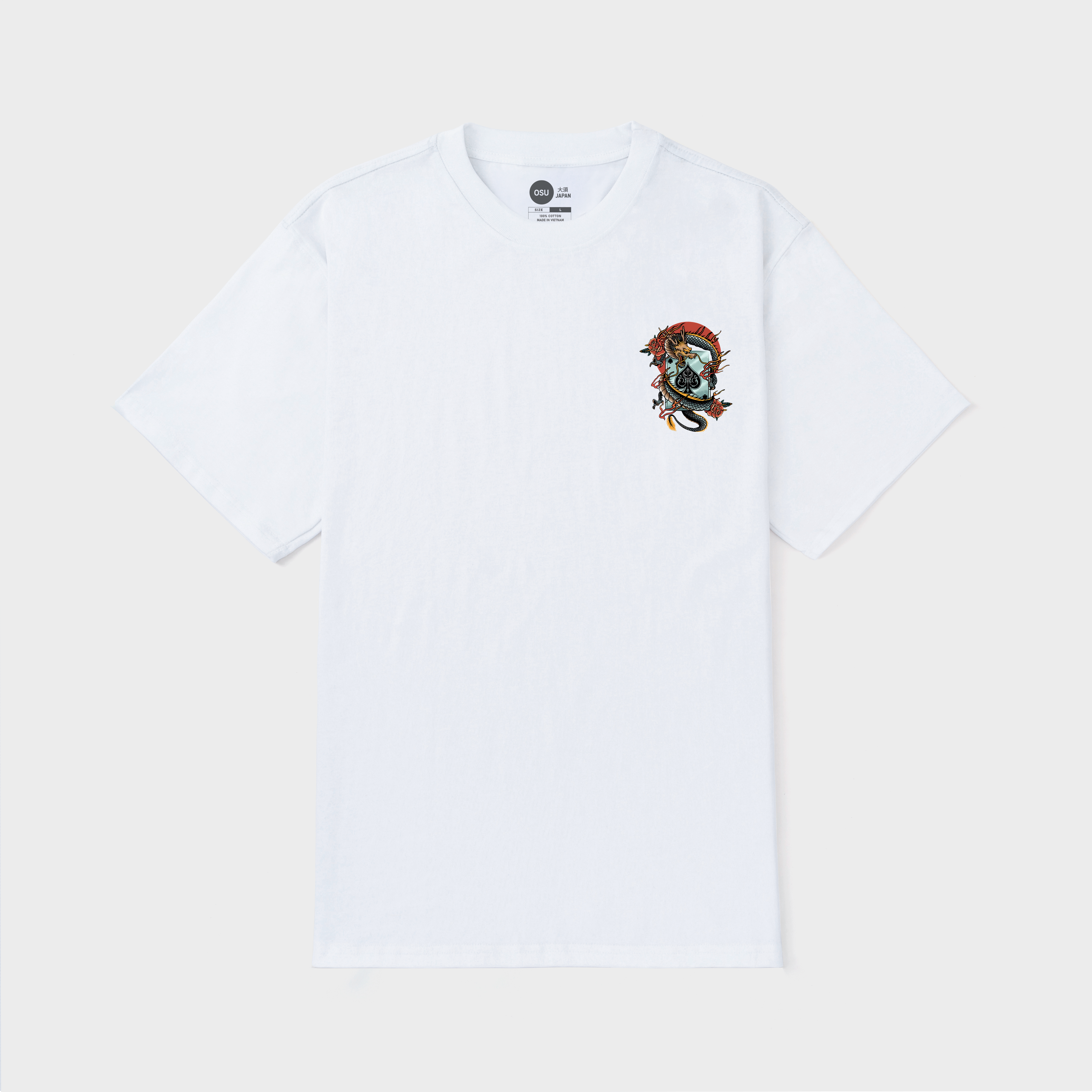 DRAGON CARDS T-SHIRT / TRẮNG