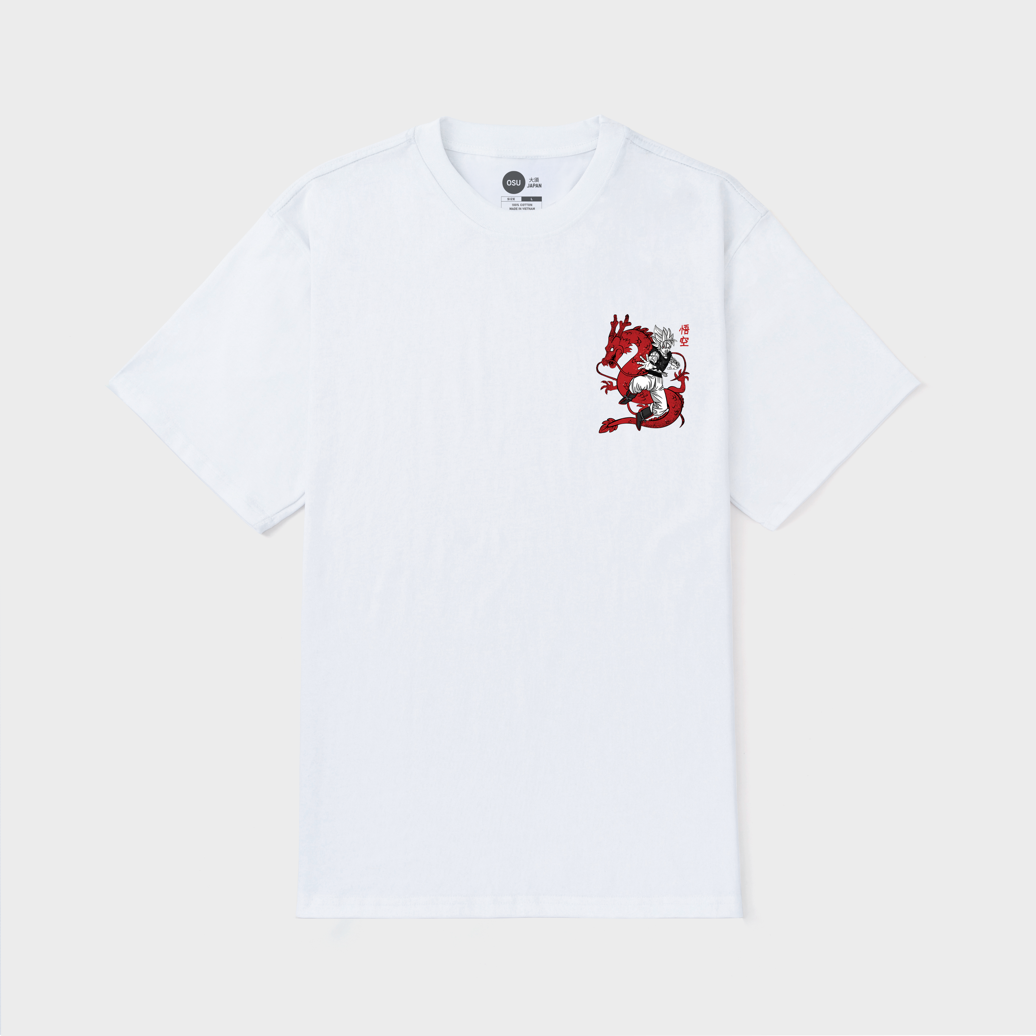 JAPAN DRAGON PERFECT T-SHIRT / TRẮNG