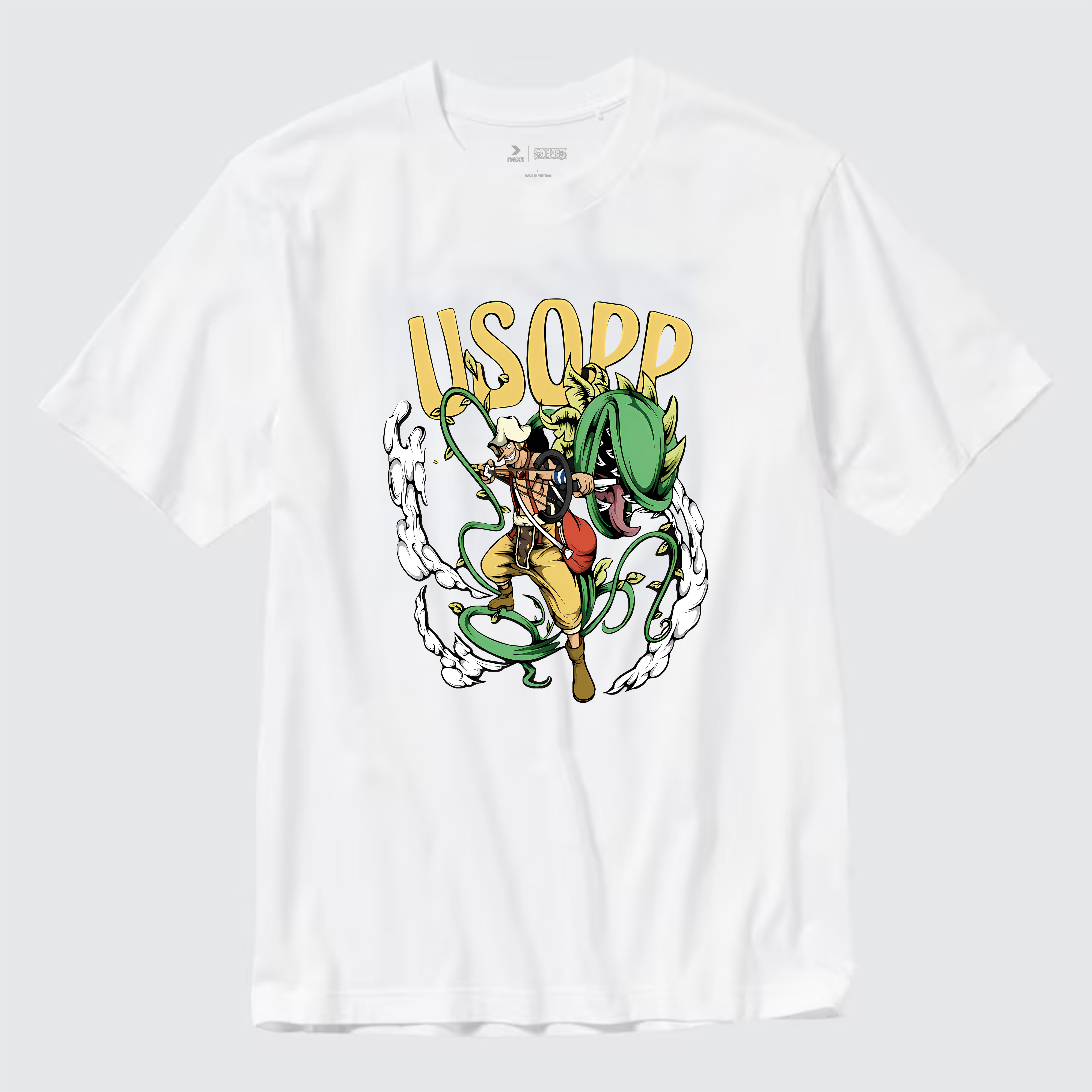 ONE PIECE USOPP T-SHIRT / TRẮNG