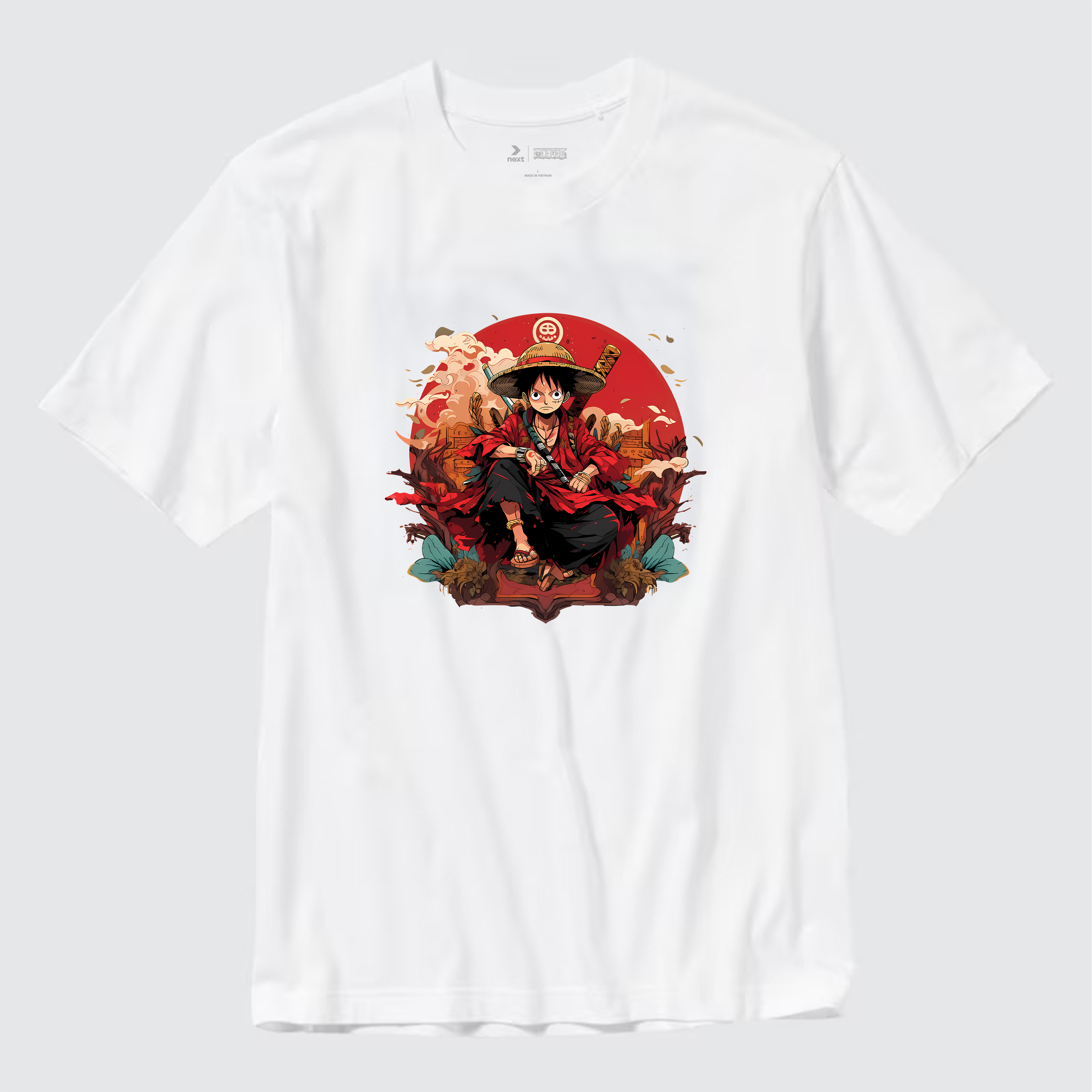 ONE PIECE LUFFY T-SHIRT / TRẮNG