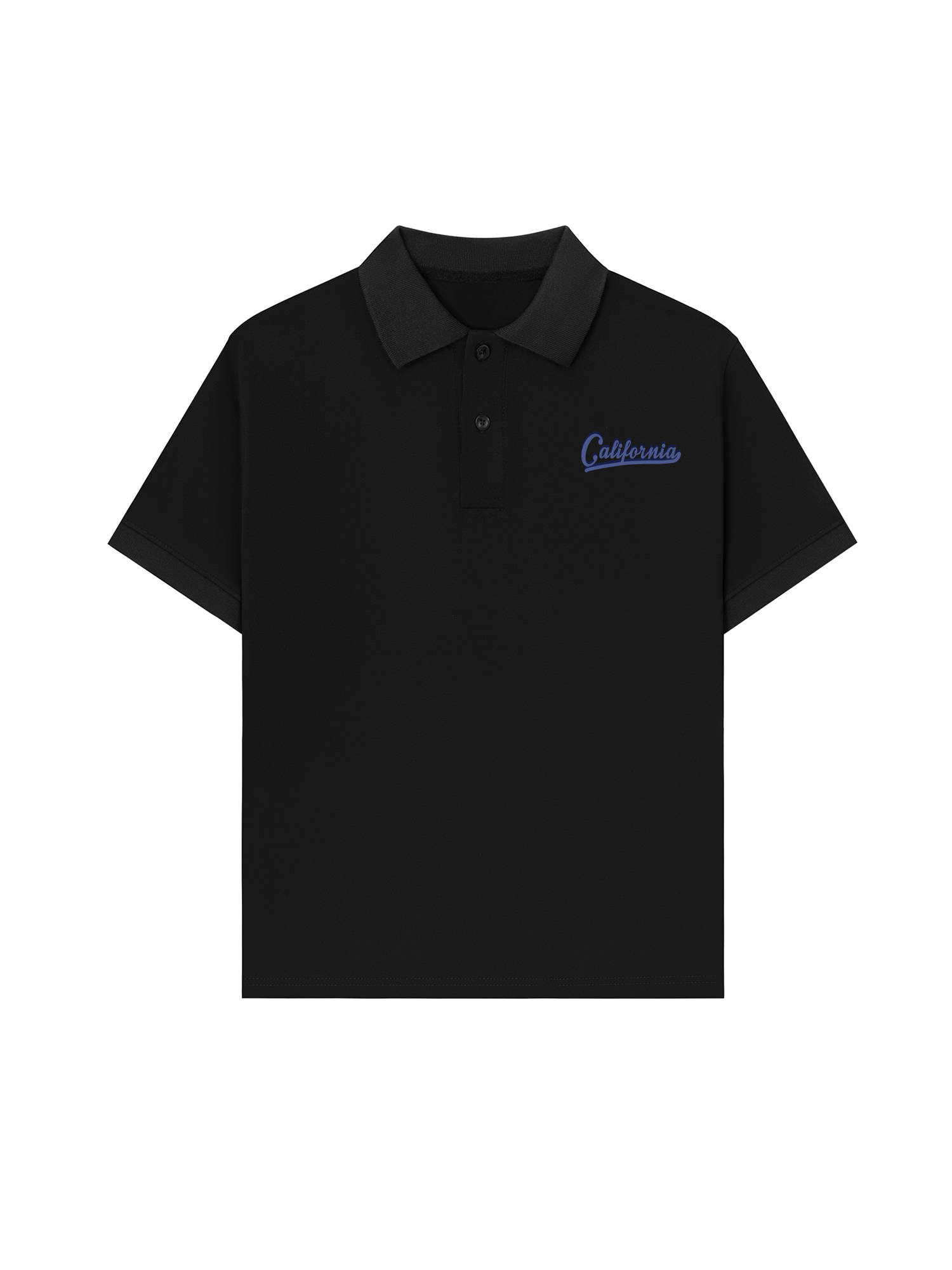 Áo Polo Relaxed Fit USA Califorinia Blue