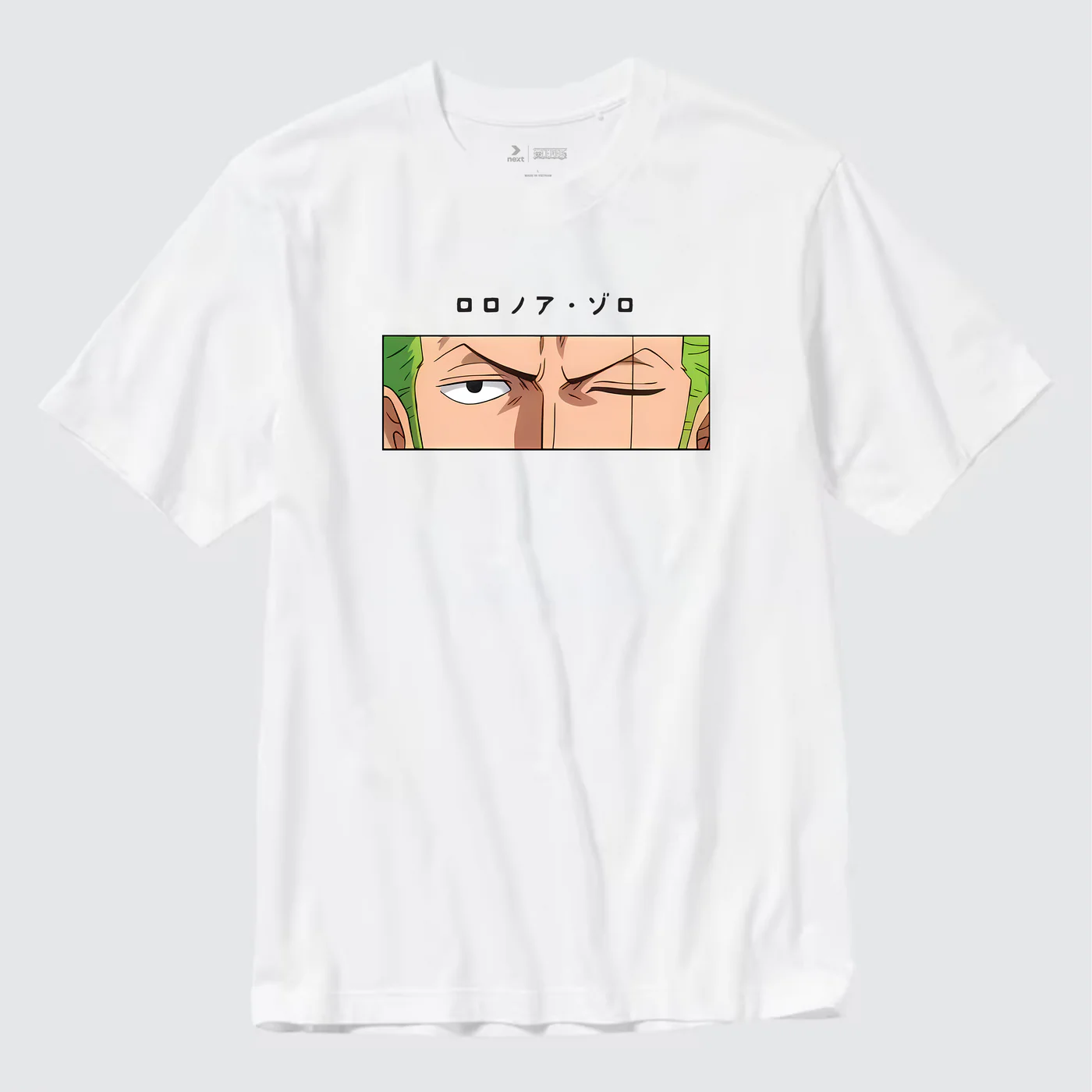 Flash Sale ONE PIECE PIRATE ZORO T-SHIRT / TRẮNG