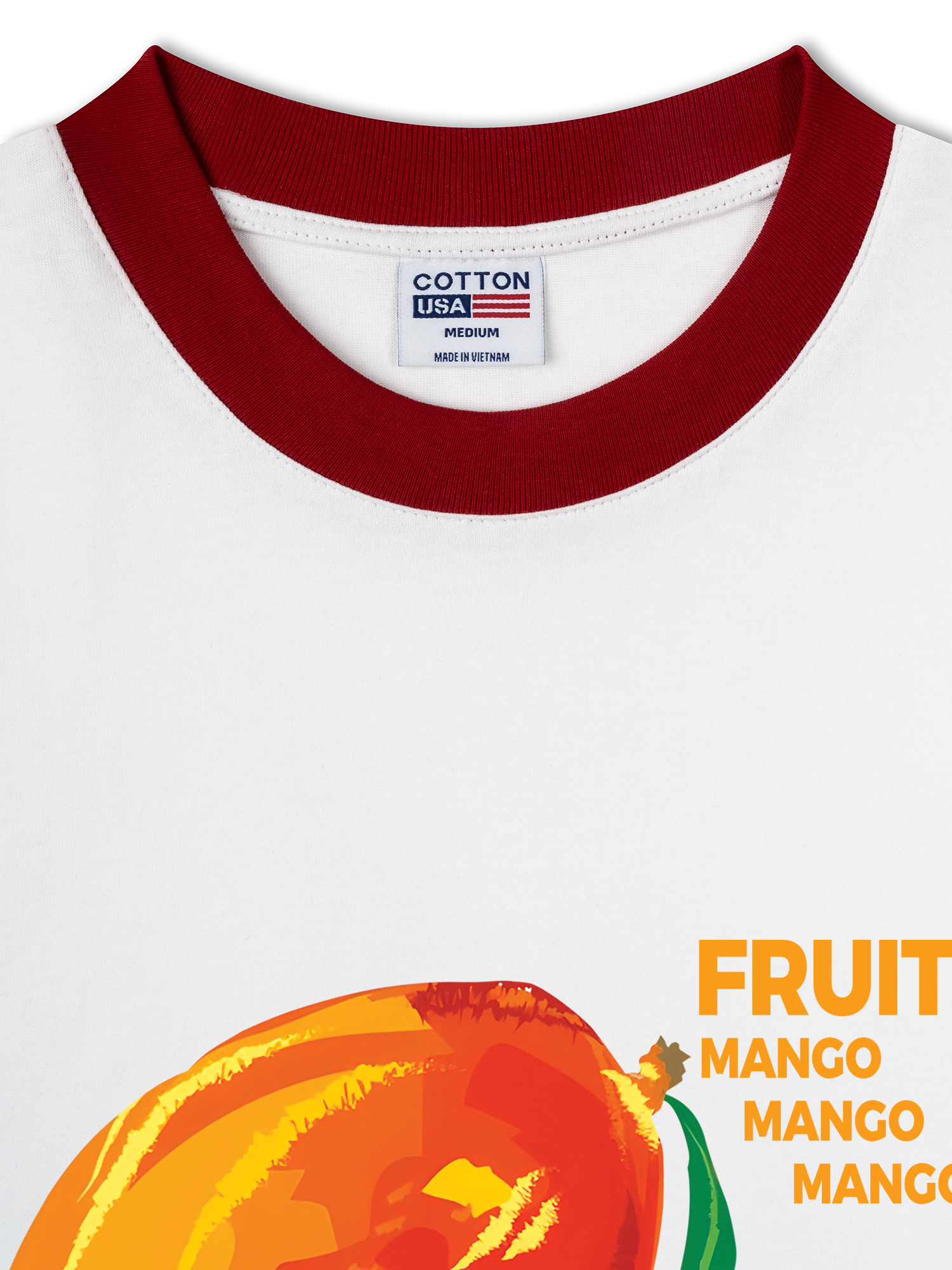 Áo Thun Ringer Relaxed Fit Tropical Mango