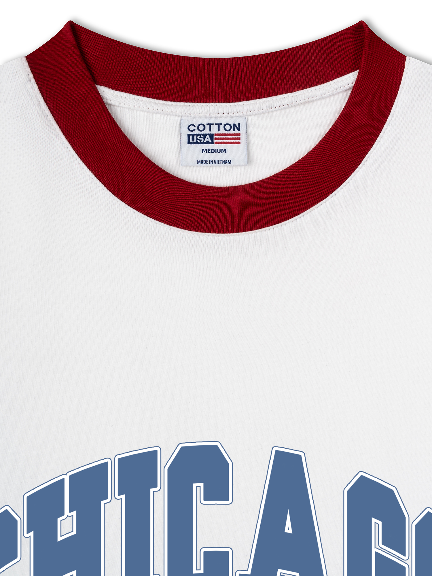 Áo Thun Ringer Relaxed Fit City Chicago