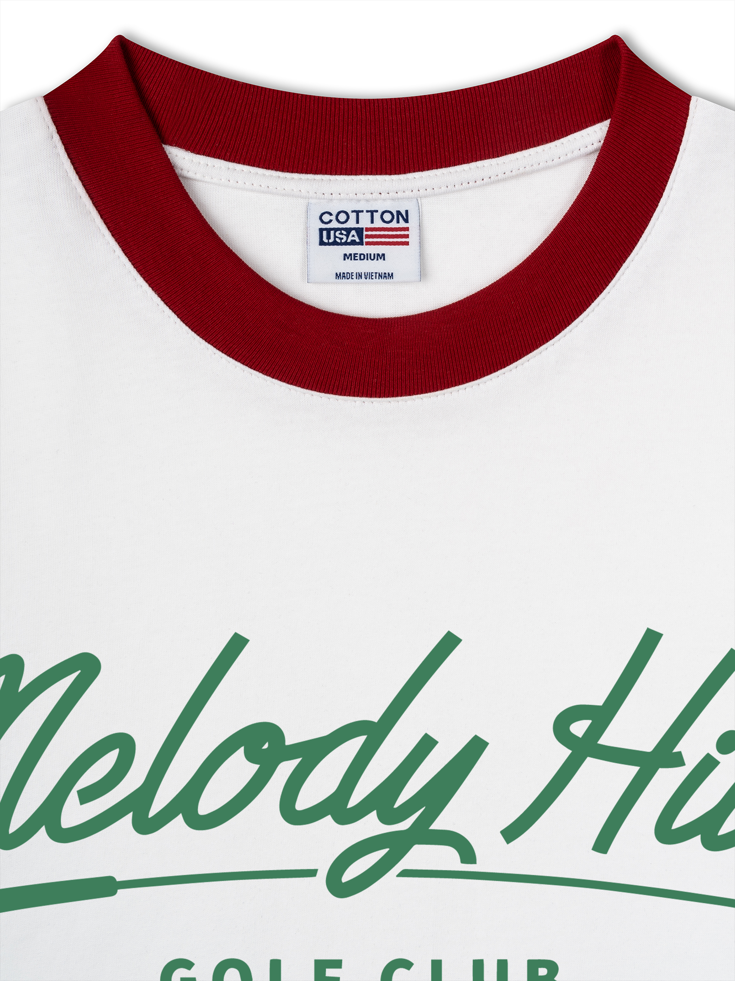 Áo Thun Ringer Relaxed Fit Golf Melody Hill