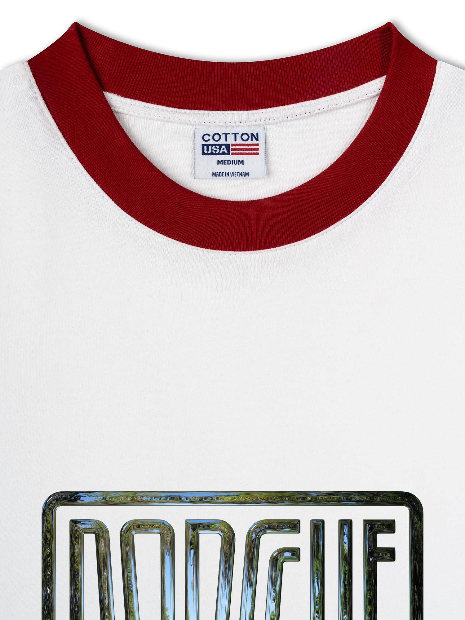 Áo Thun Ringer Relaxed Fit Porsche Chrome Sign